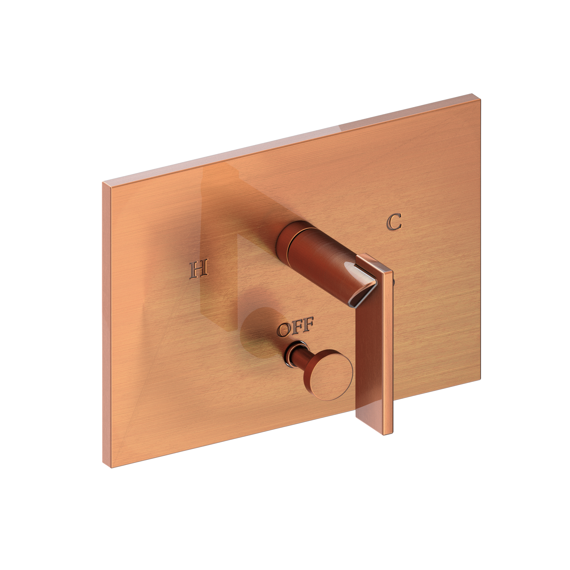 Newport Brass Metro® Balanced Pressure Tub & Shower Diverter Plate with Handle