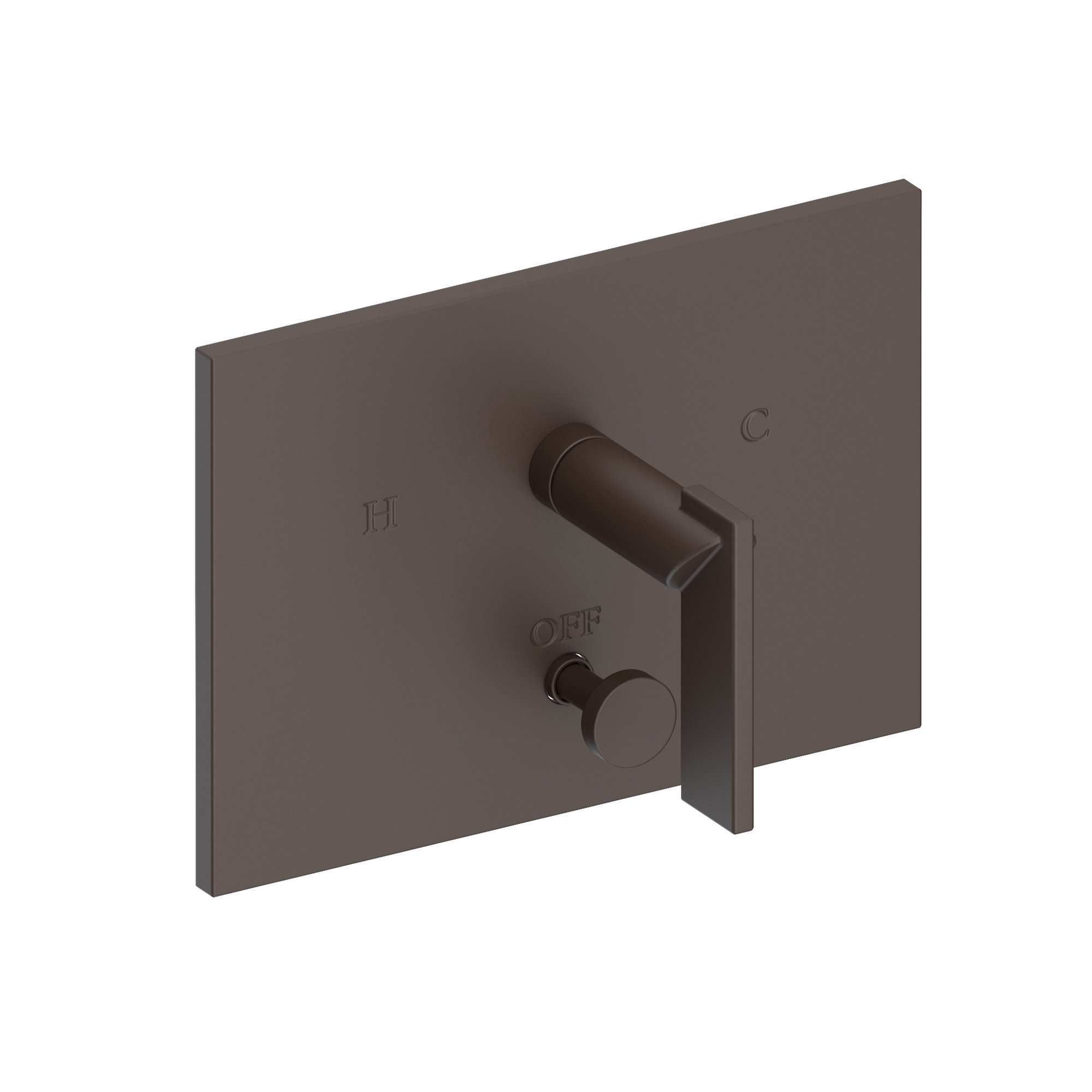 Newport Brass Metro® Balanced Pressure Tub & Shower Diverter Plate with Handle