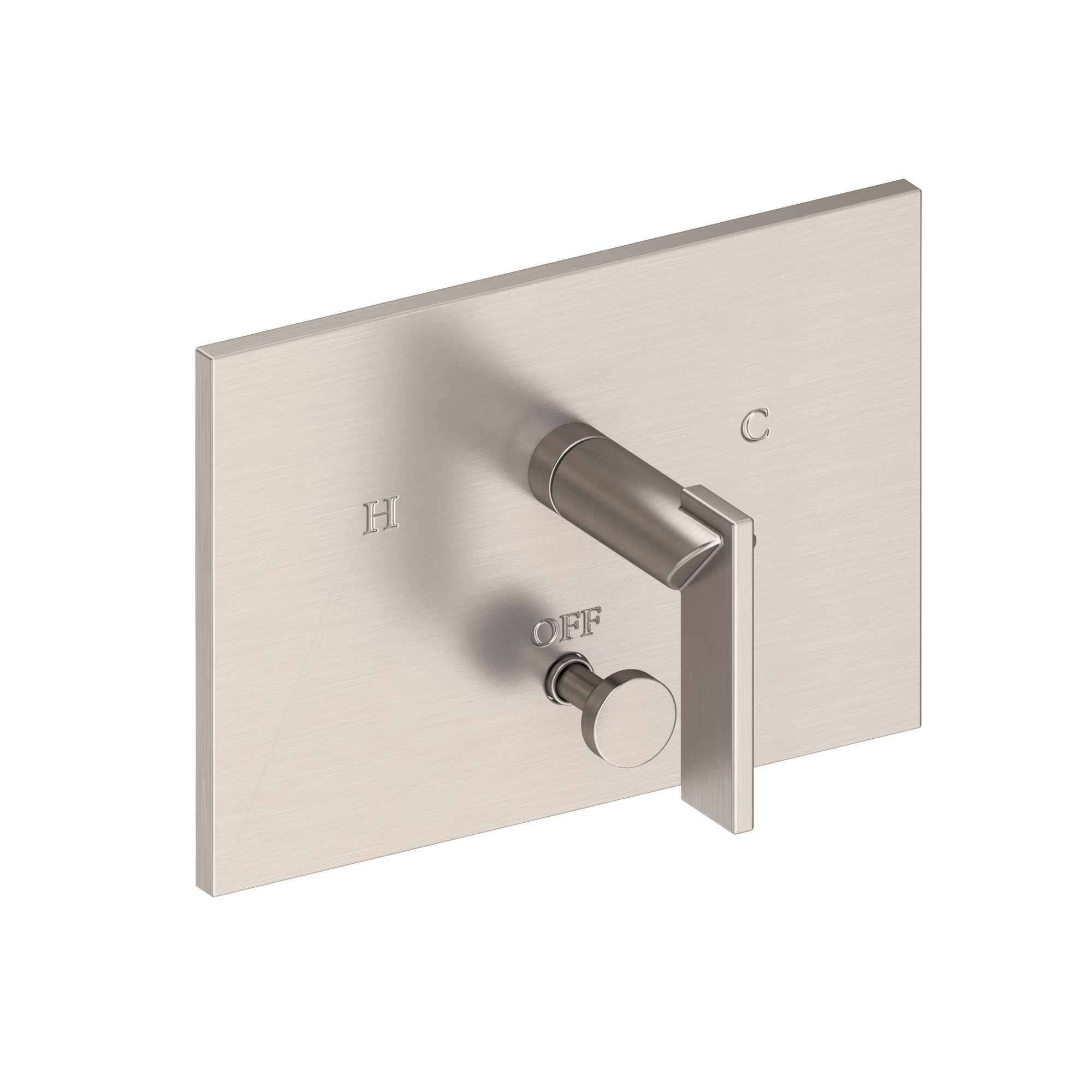 Newport Brass Metro® Balanced Pressure Tub & Shower Diverter Plate with Handle