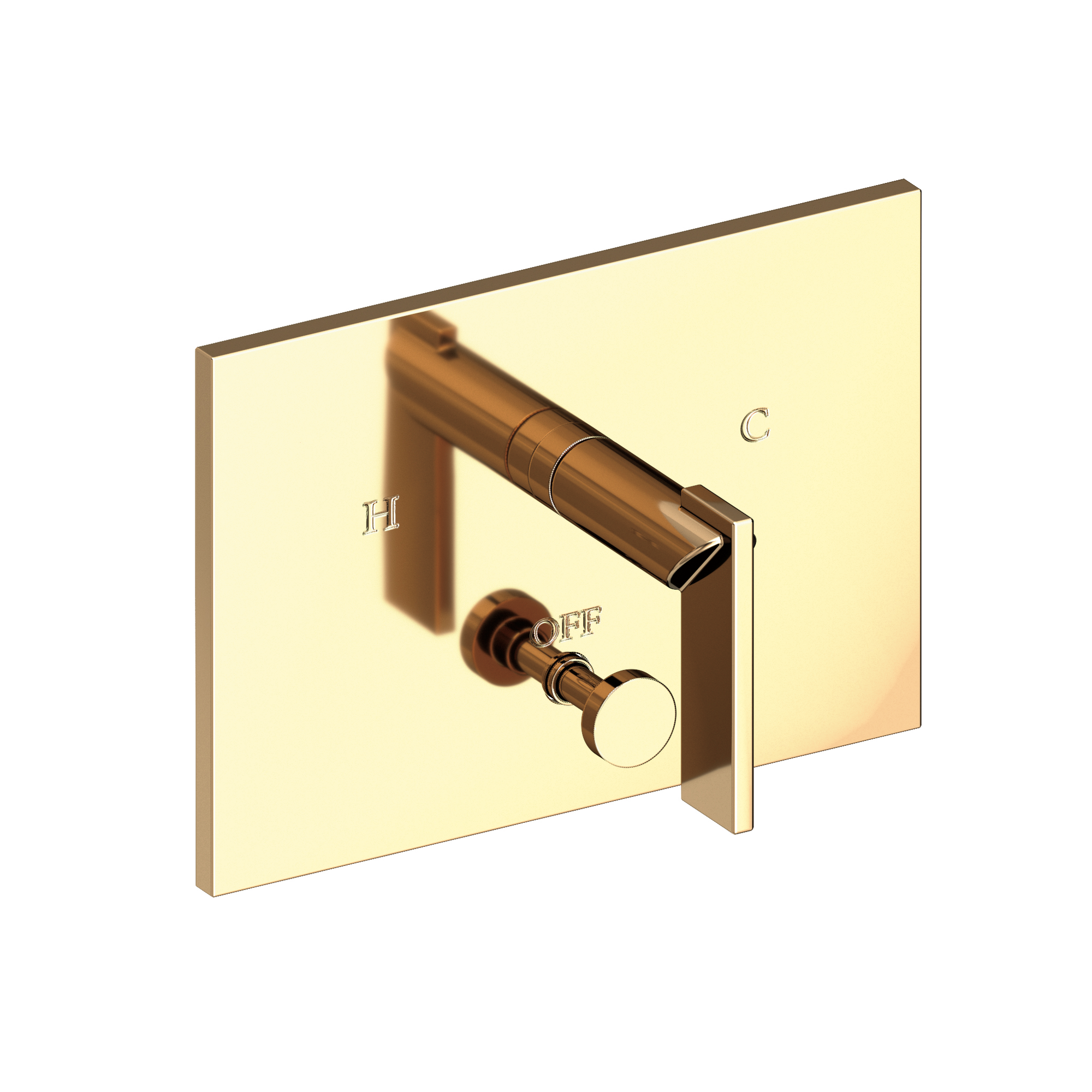 Newport Brass Metro® Balanced Pressure Tub & Shower Diverter Plate with Handle