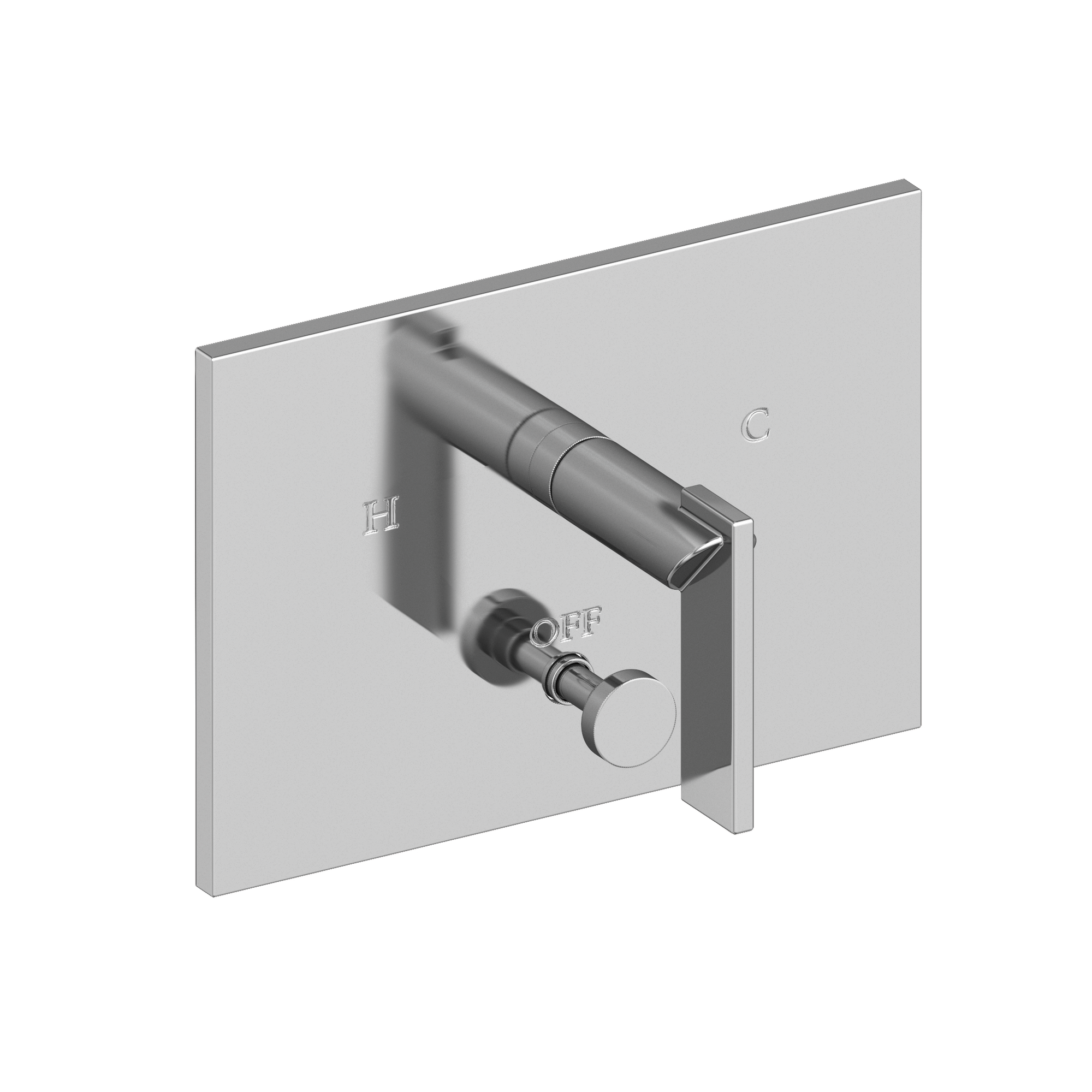 Newport Brass Metro® Balanced Pressure Tub & Shower Diverter Plate with Handle