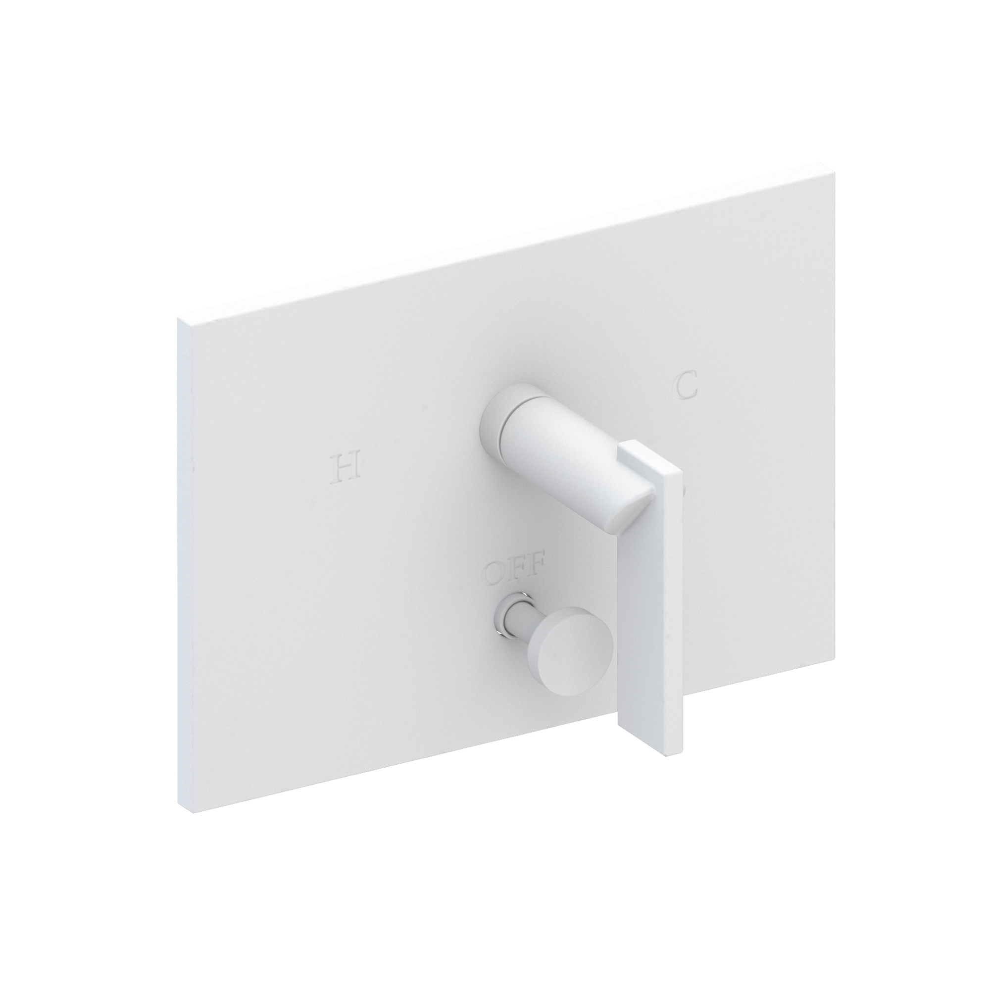 Newport Brass Metro® Balanced Pressure Tub & Shower Diverter Plate with Handle