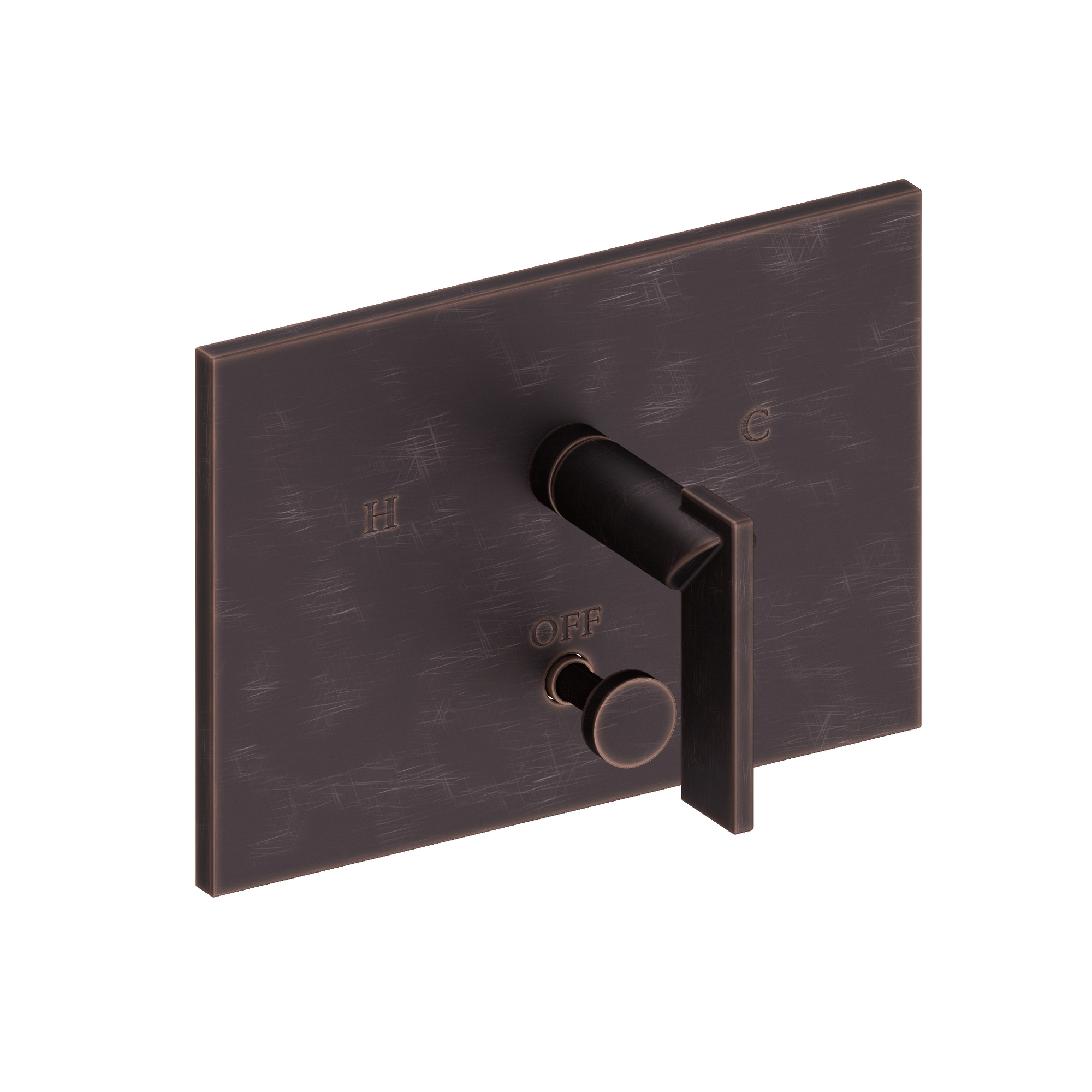 Newport Brass Metro® Balanced Pressure Tub & Shower Diverter Plate with Handle