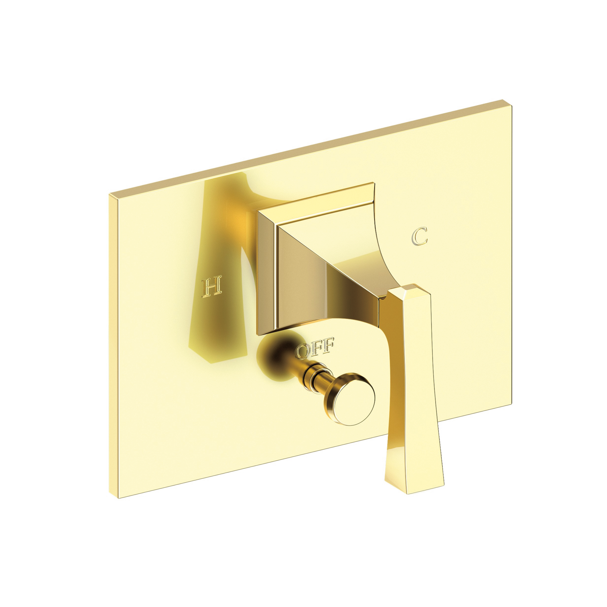 Newport Brass Joffrey® Balanced Pressure Tub & Shower Diverter Plate with Handle
