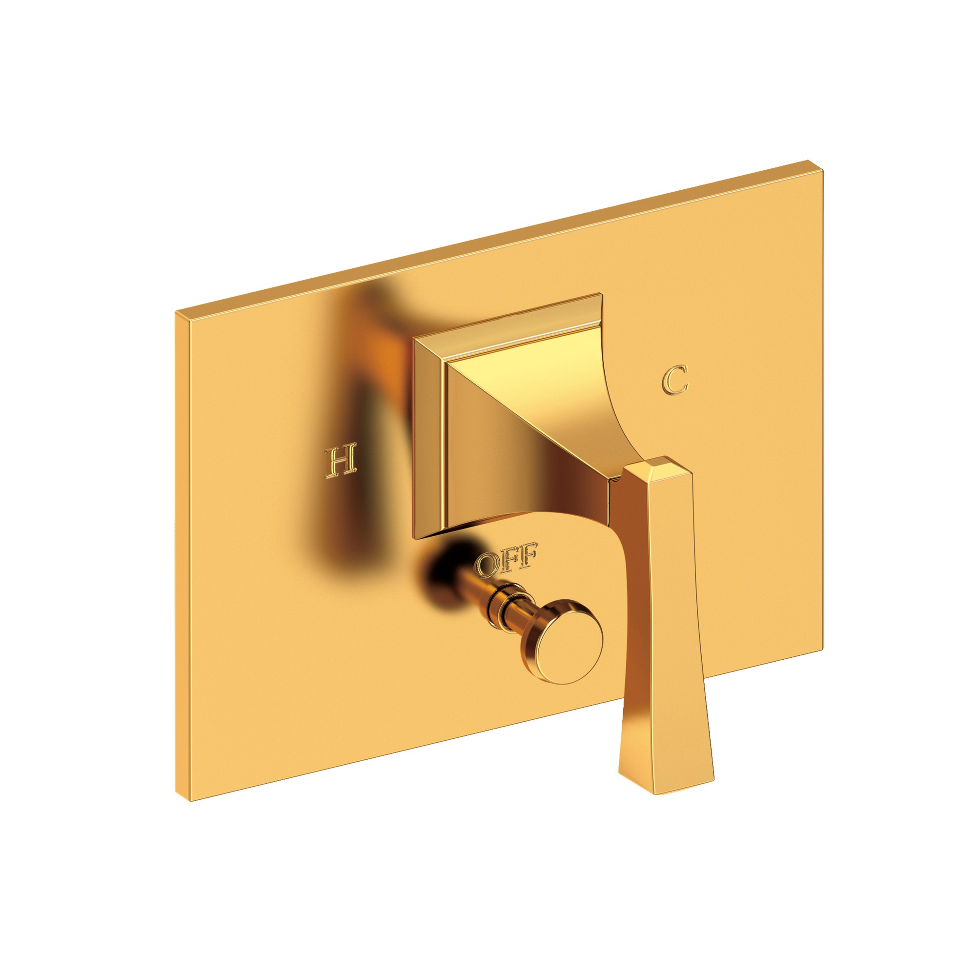 Newport Brass Joffrey® Balanced Pressure Tub & Shower Diverter Plate with Handle