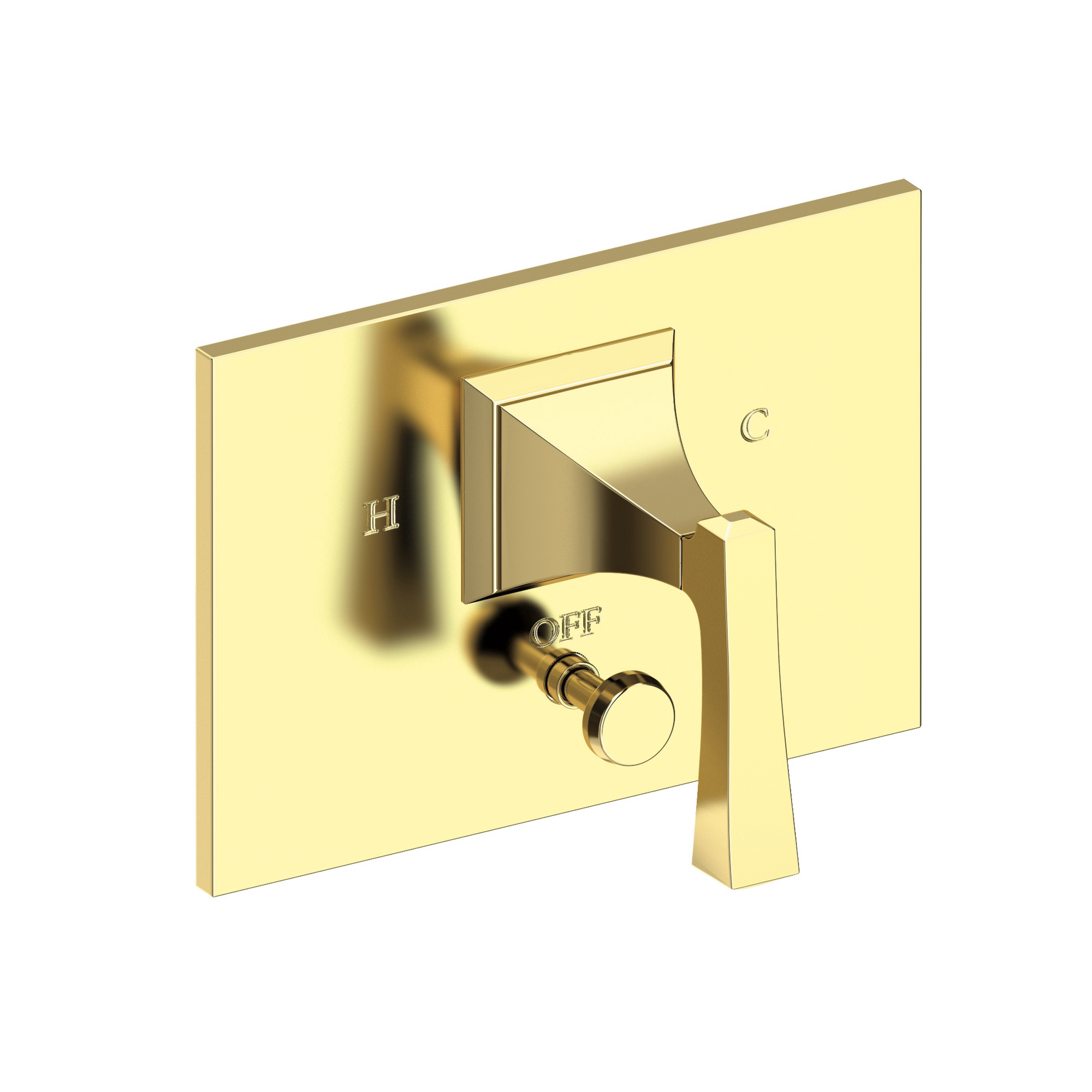 Newport Brass Joffrey® Balanced Pressure Tub & Shower Diverter Plate with Handle