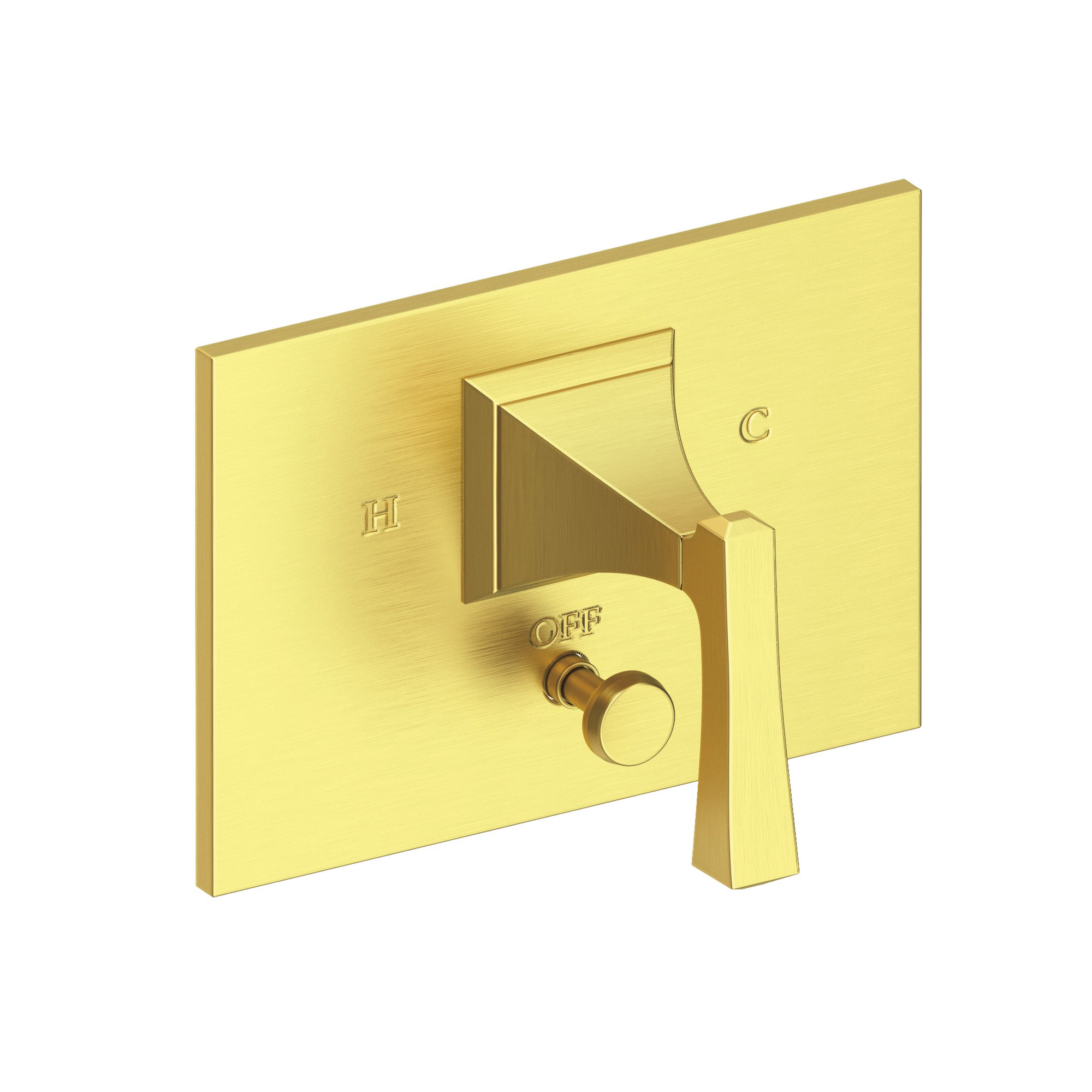 Newport Brass Joffrey® Balanced Pressure Tub & Shower Diverter Plate with Handle