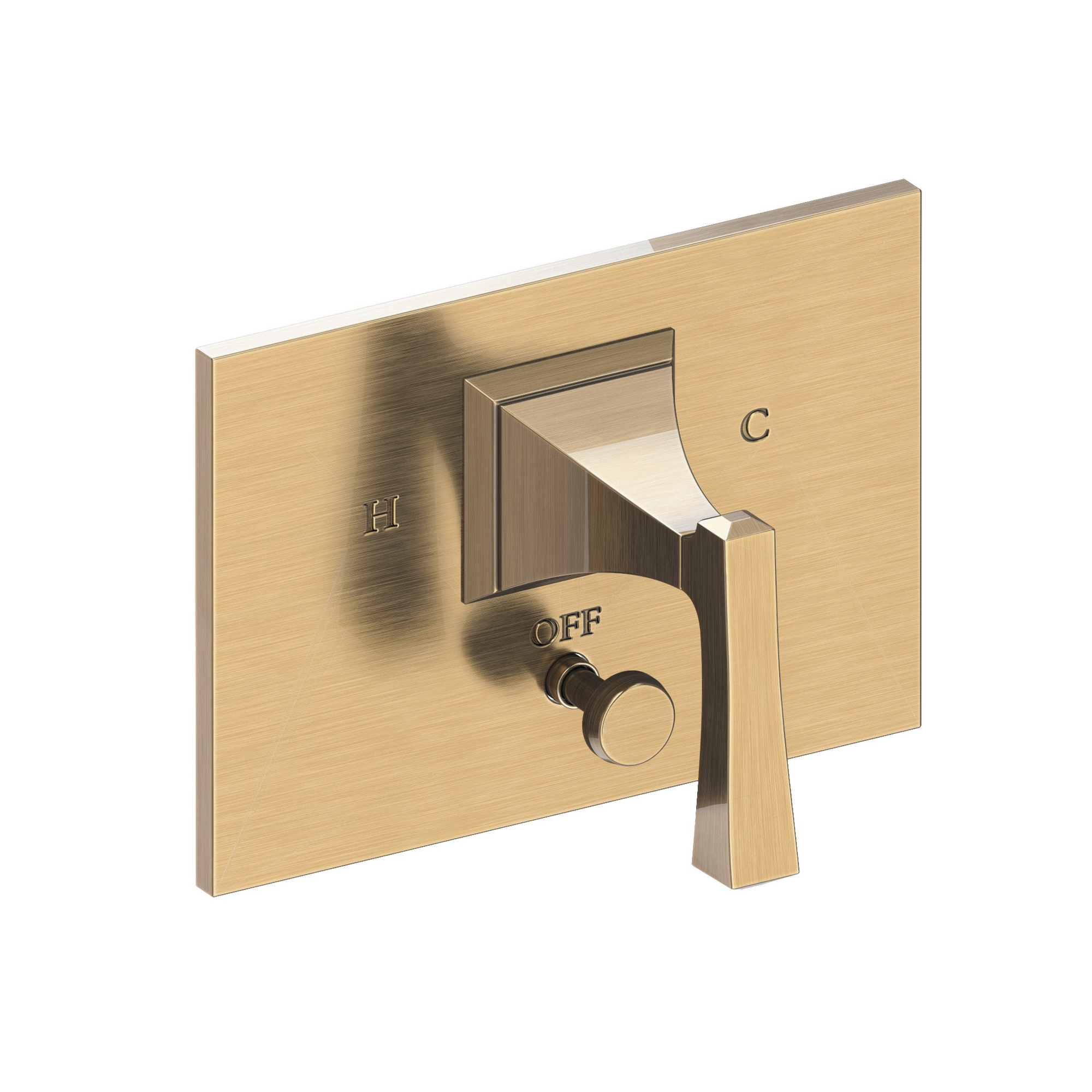 Newport Brass Joffrey® Balanced Pressure Tub & Shower Diverter Plate with Handle