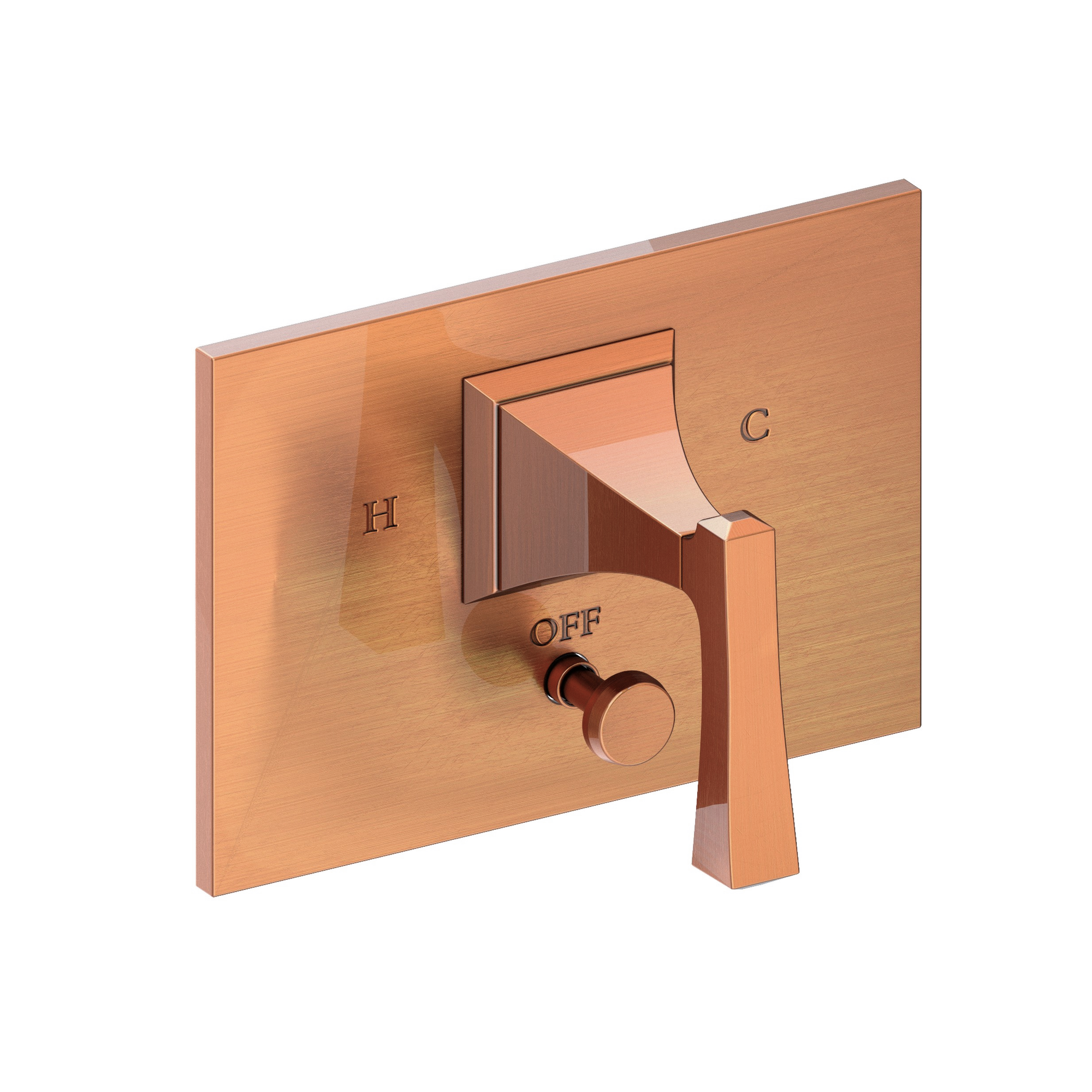 Newport Brass Joffrey® Balanced Pressure Tub & Shower Diverter Plate with Handle