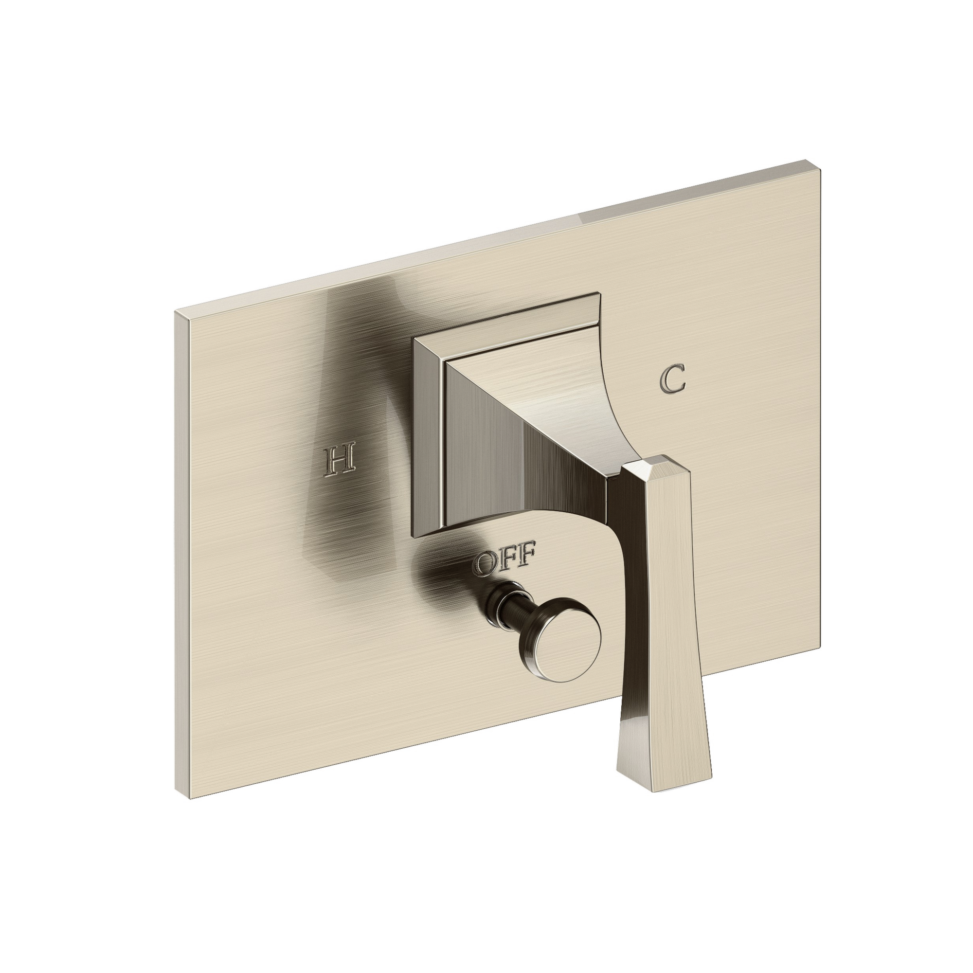 Newport Brass Joffrey® Balanced Pressure Tub & Shower Diverter Plate with Handle
