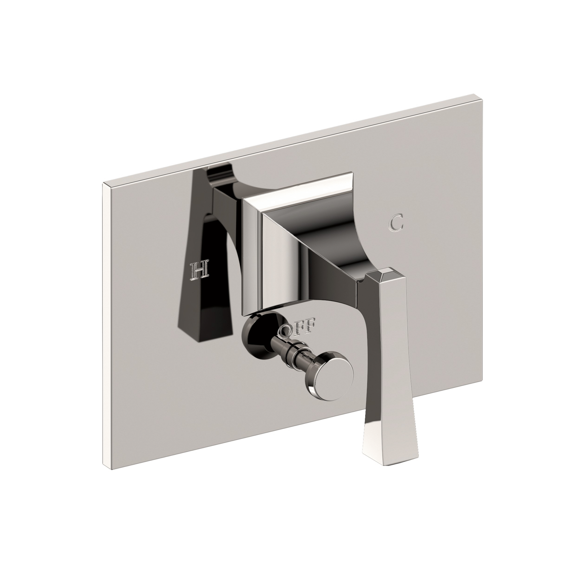 Newport Brass Joffrey® Balanced Pressure Tub & Shower Diverter Plate with Handle