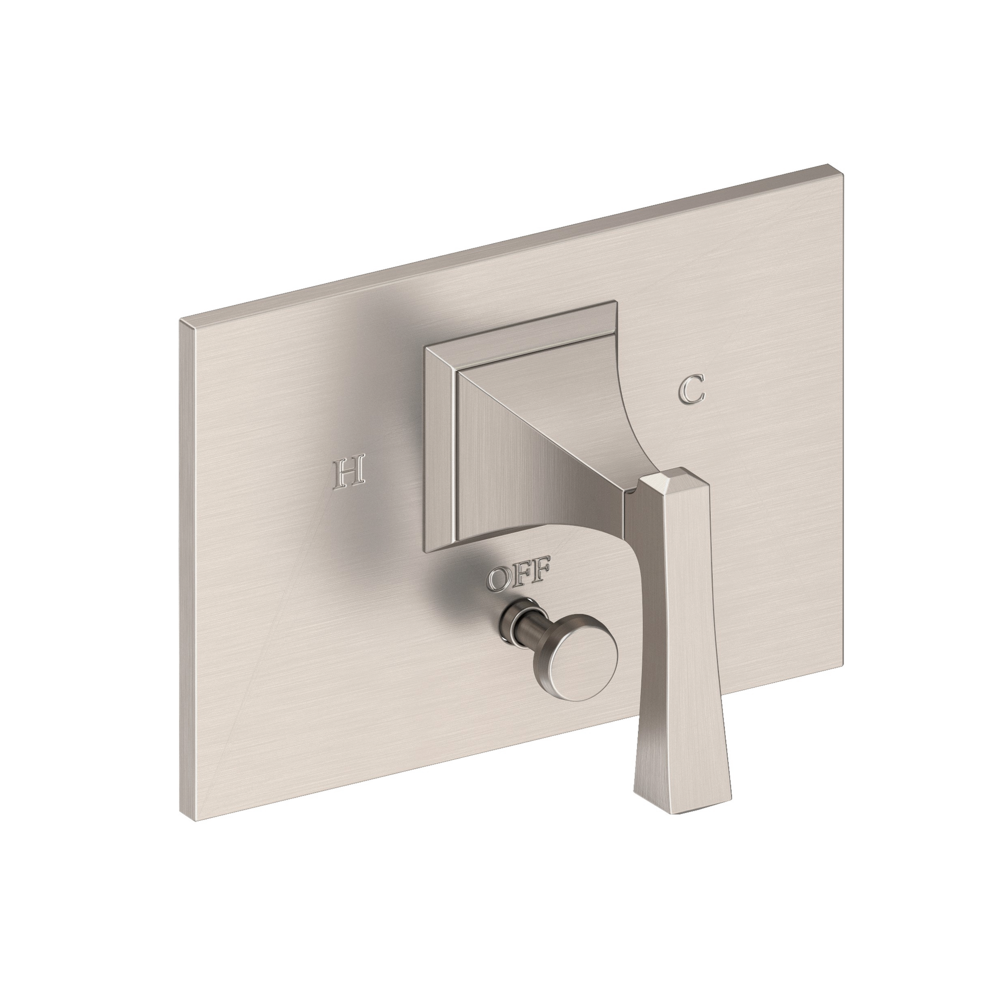 Newport Brass Joffrey® Balanced Pressure Tub & Shower Diverter Plate with Handle