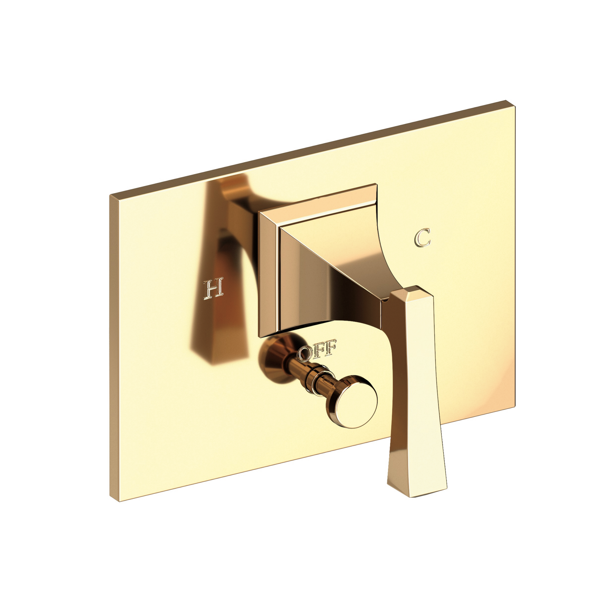 Newport Brass Joffrey® Balanced Pressure Tub & Shower Diverter Plate with Handle