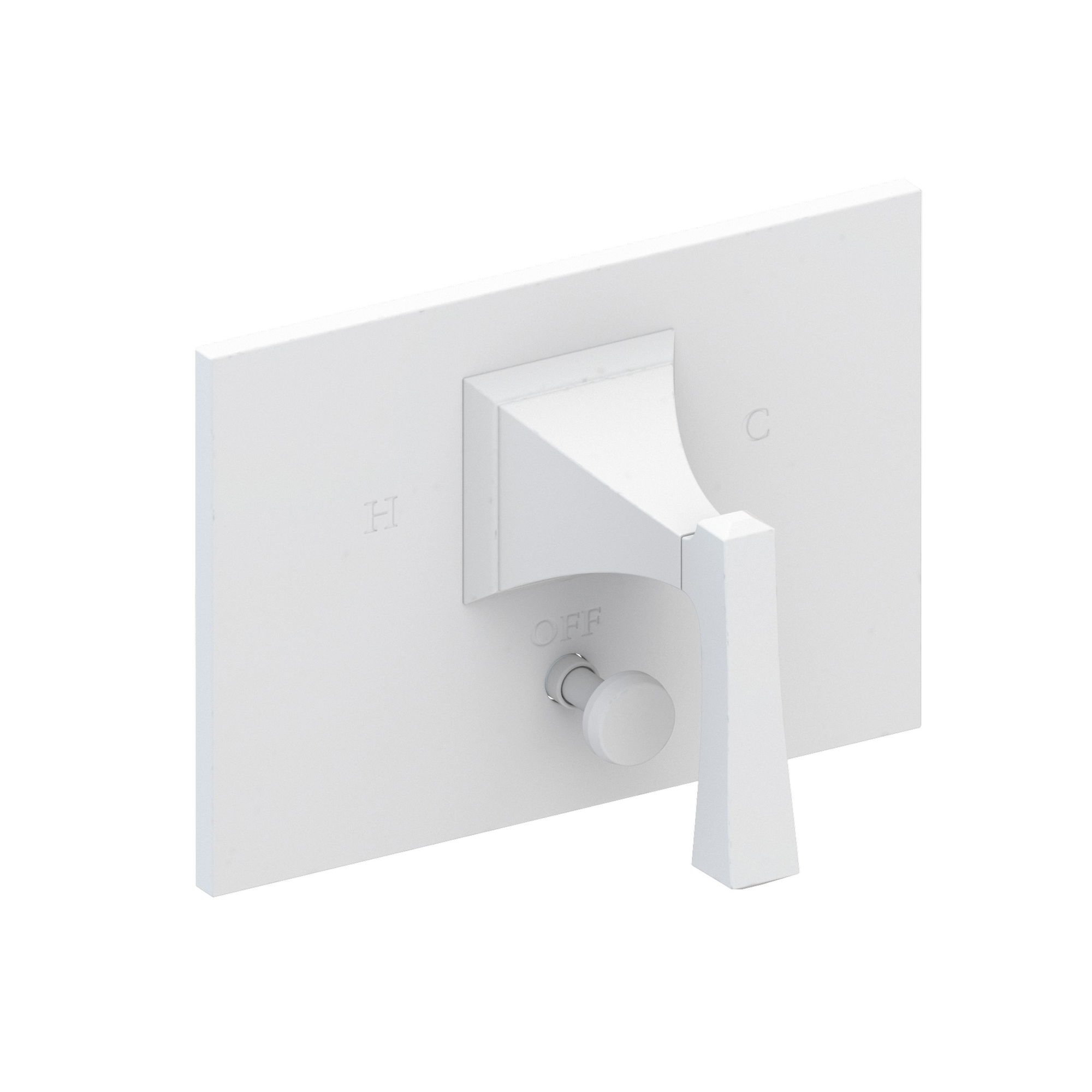Newport Brass Joffrey® Balanced Pressure Tub & Shower Diverter Plate with Handle