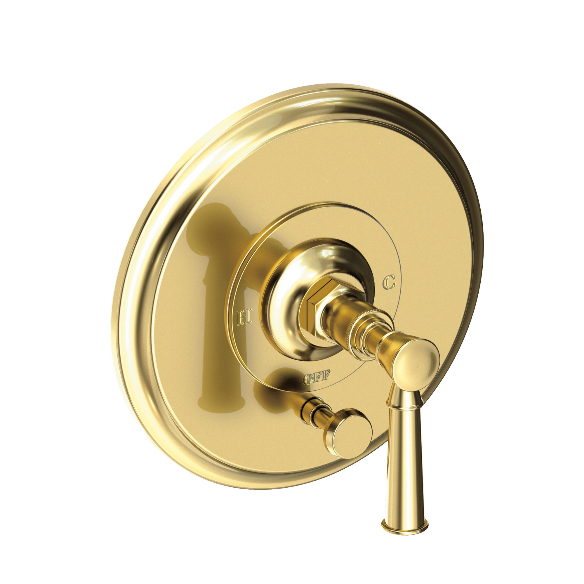 Newport Brass Vander Balanced Pressure Tub & Shower Diverter Plate with Handle