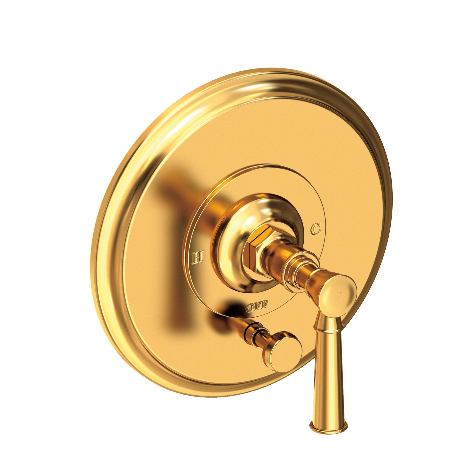 Newport Brass Vander Balanced Pressure Tub & Shower Diverter Plate with Handle