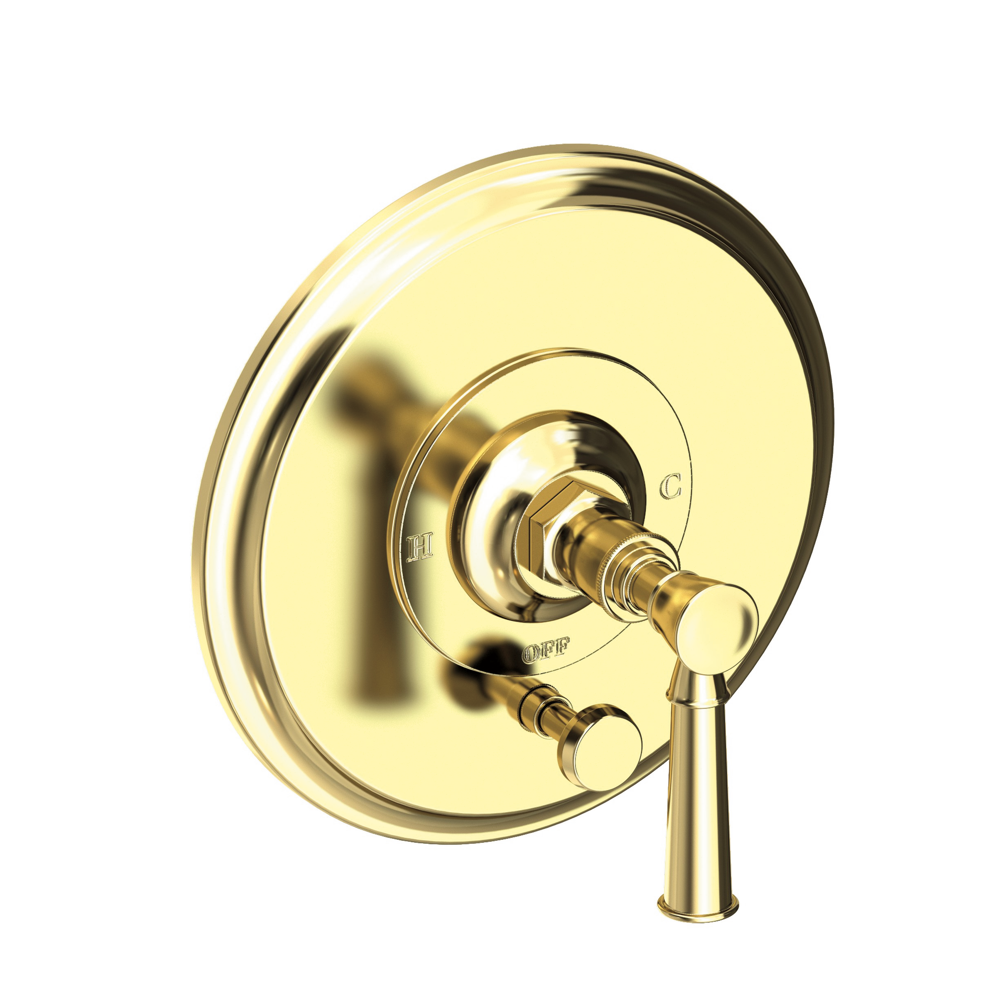Newport Brass Vander Balanced Pressure Tub & Shower Diverter Plate with Handle