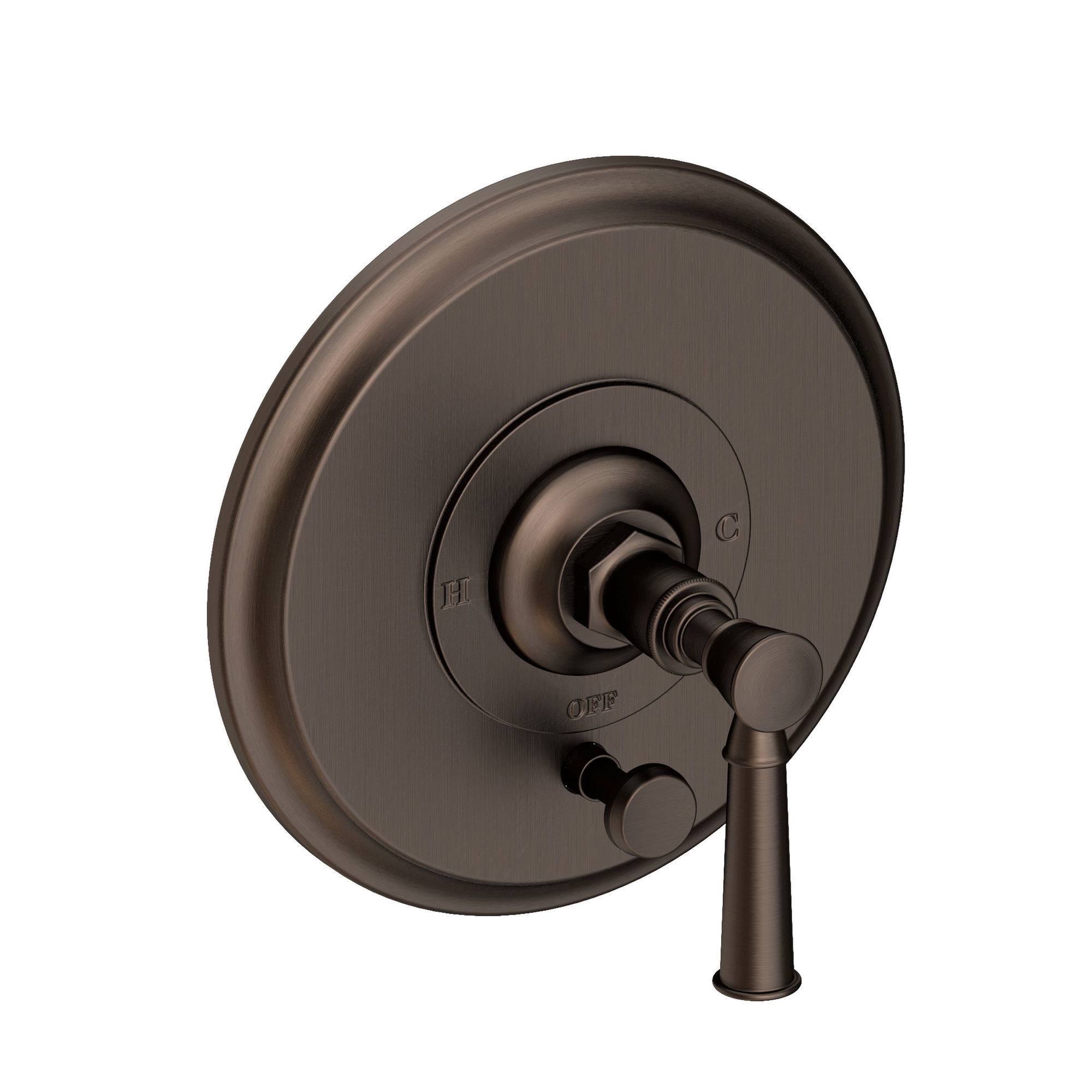 Newport Brass Vander Balanced Pressure Tub & Shower Diverter Plate with Handle