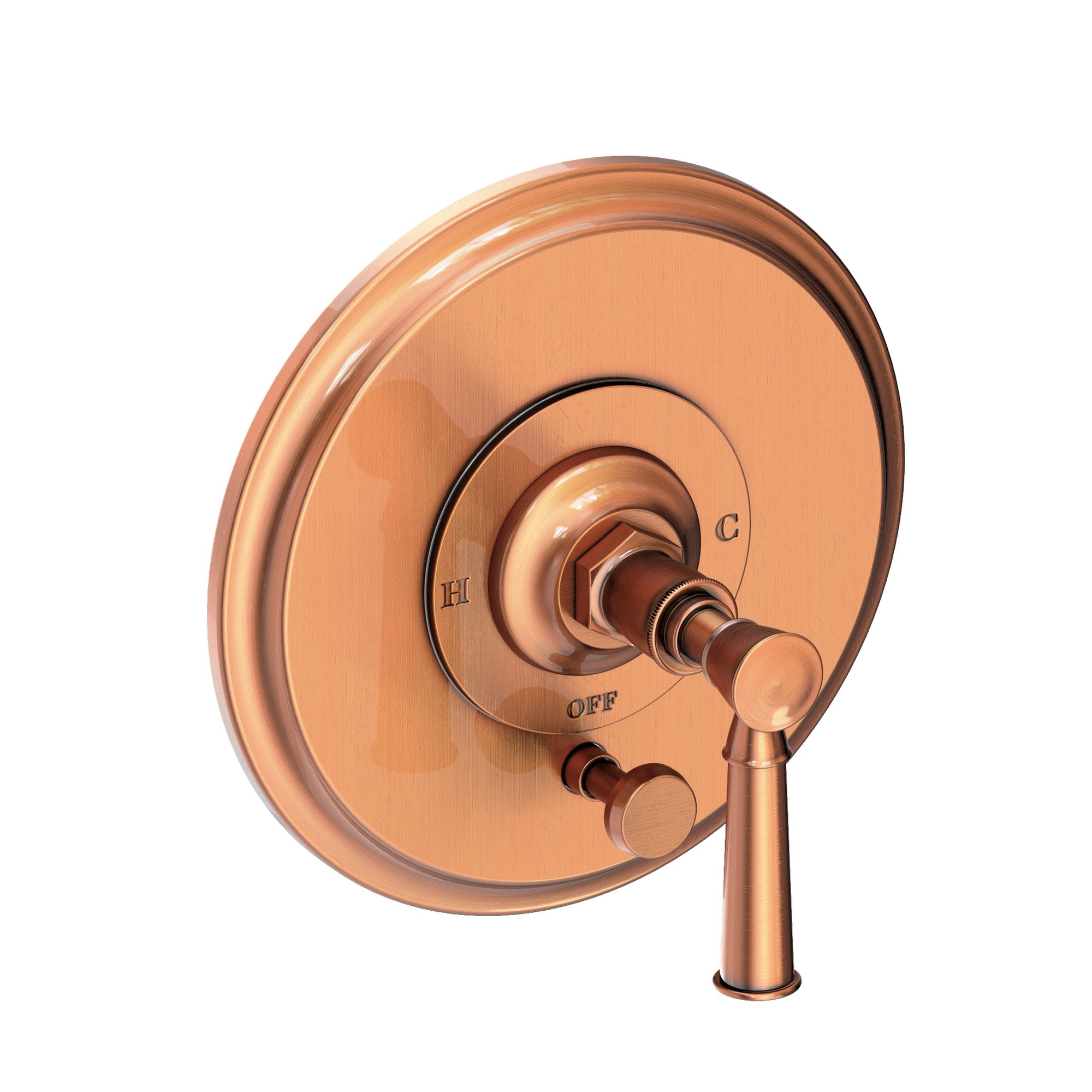 Newport Brass Vander Balanced Pressure Tub & Shower Diverter Plate with Handle