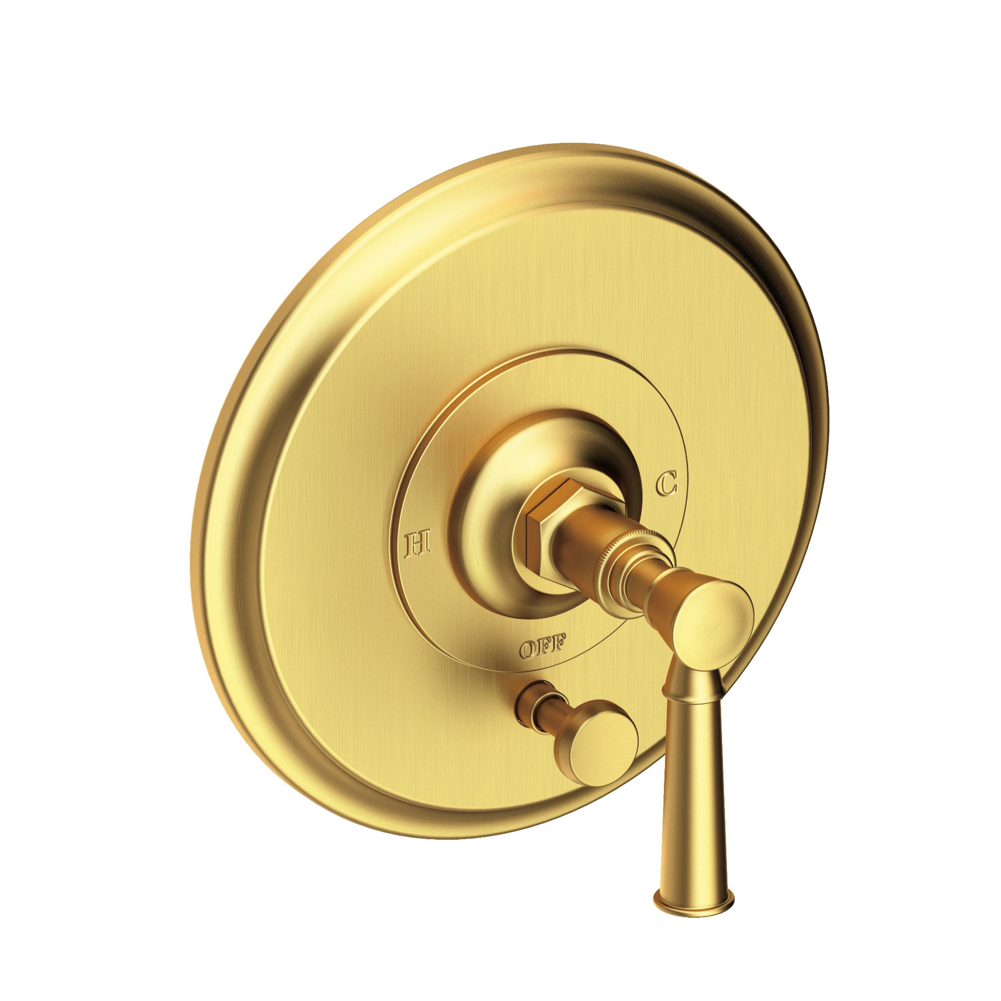 Newport Brass Vander Balanced Pressure Tub & Shower Diverter Plate with Handle