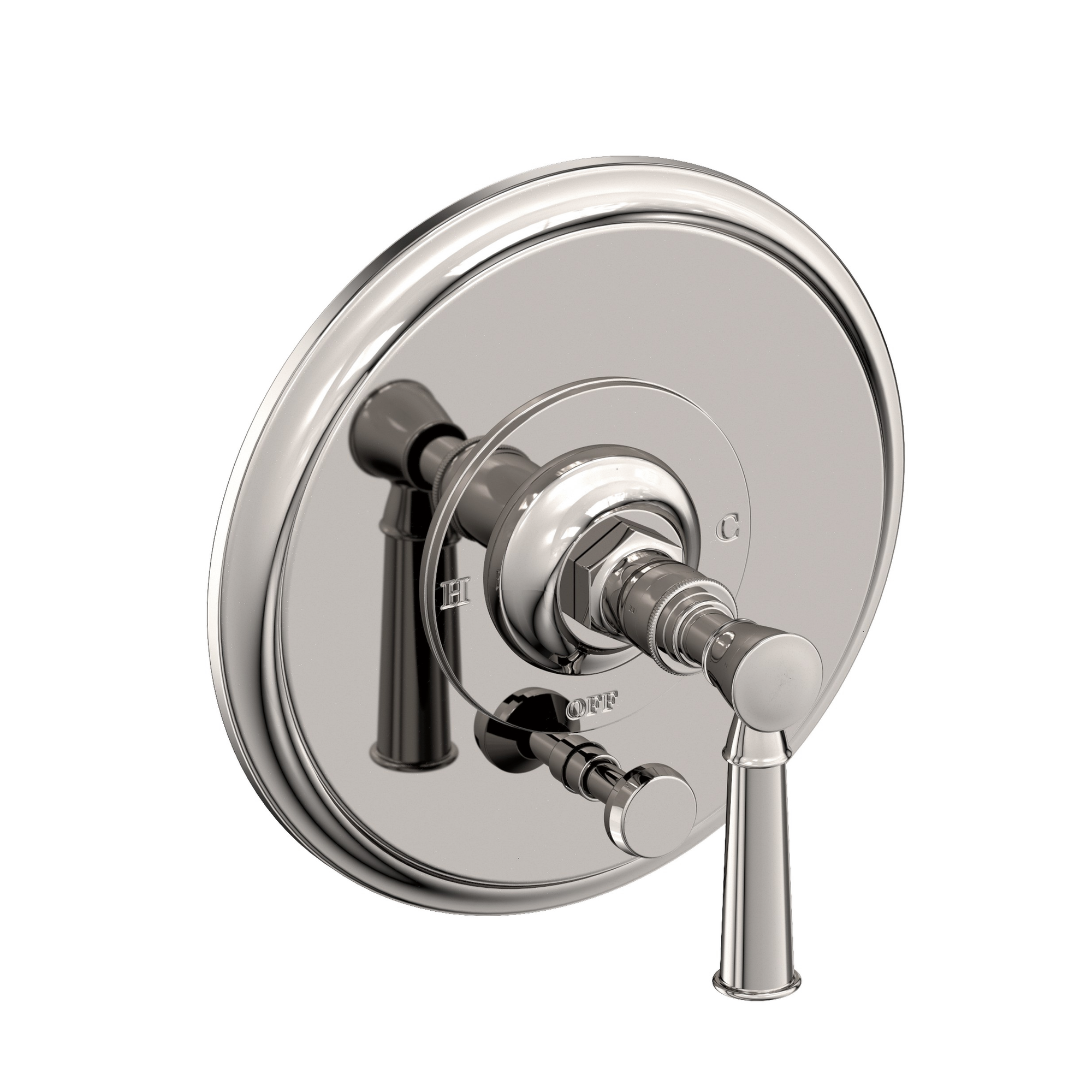 Newport Brass Vander Balanced Pressure Tub & Shower Diverter Plate with Handle