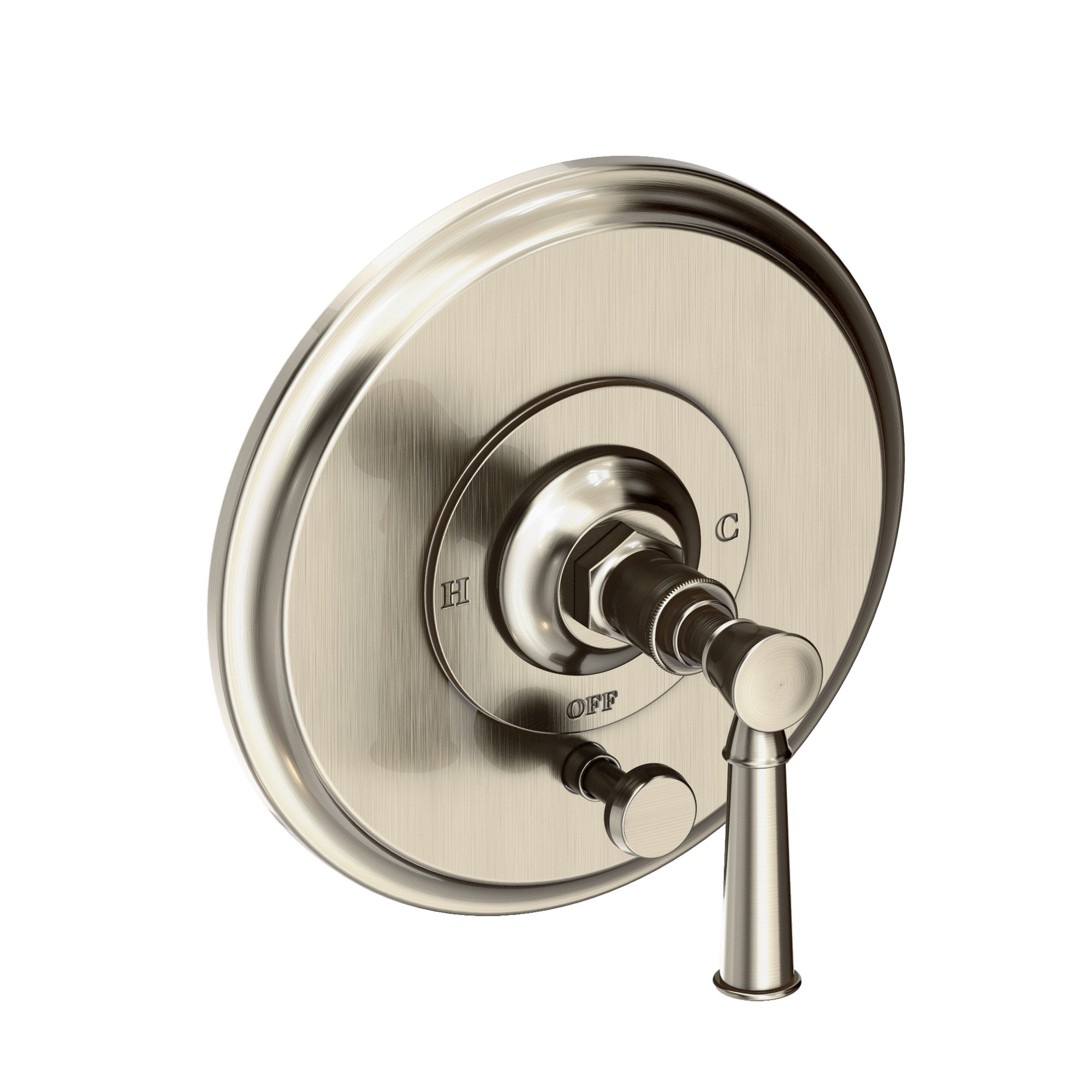Newport Brass Vander Balanced Pressure Tub & Shower Diverter Plate with Handle