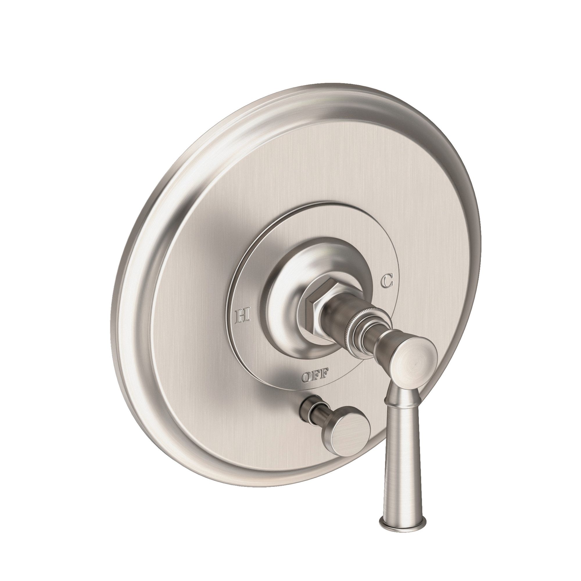 Newport Brass Vander Balanced Pressure Tub & Shower Diverter Plate with Handle