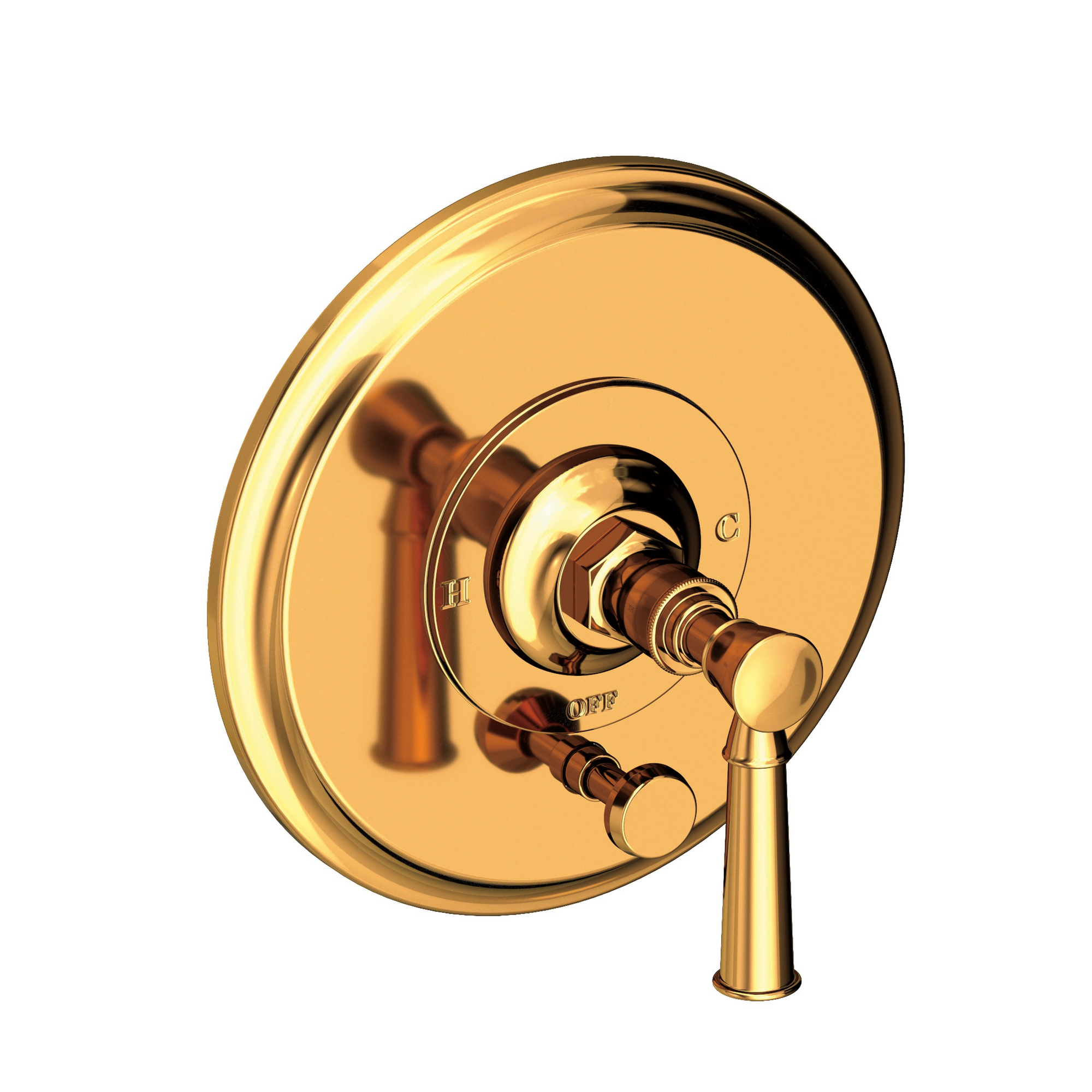 Newport Brass Vander Balanced Pressure Tub & Shower Diverter Plate with Handle