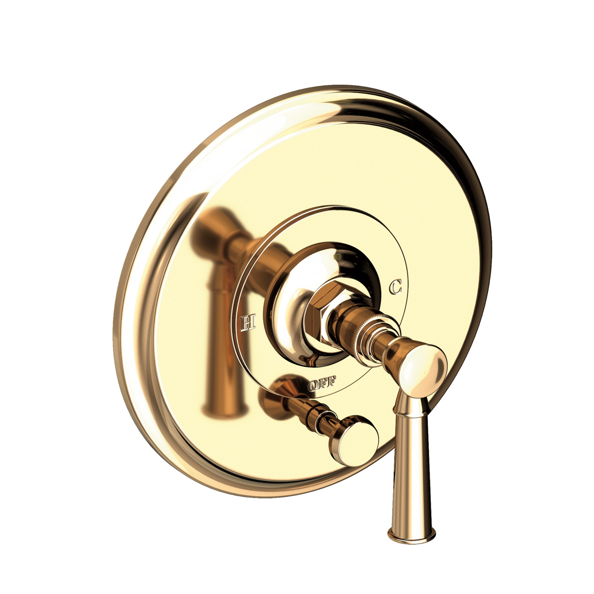 Newport Brass Vander Balanced Pressure Tub & Shower Diverter Plate with Handle