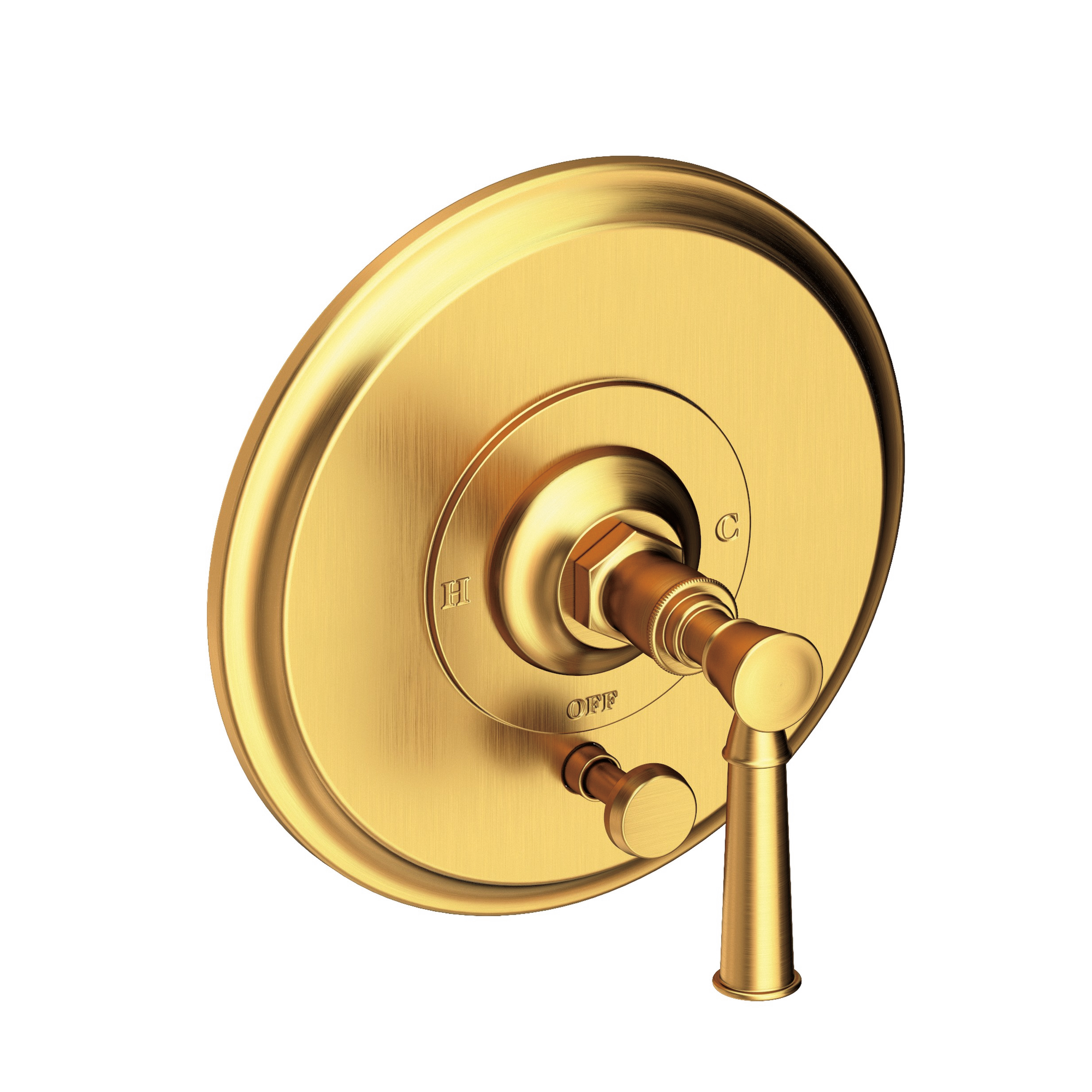 Newport Brass Vander Balanced Pressure Tub & Shower Diverter Plate with Handle