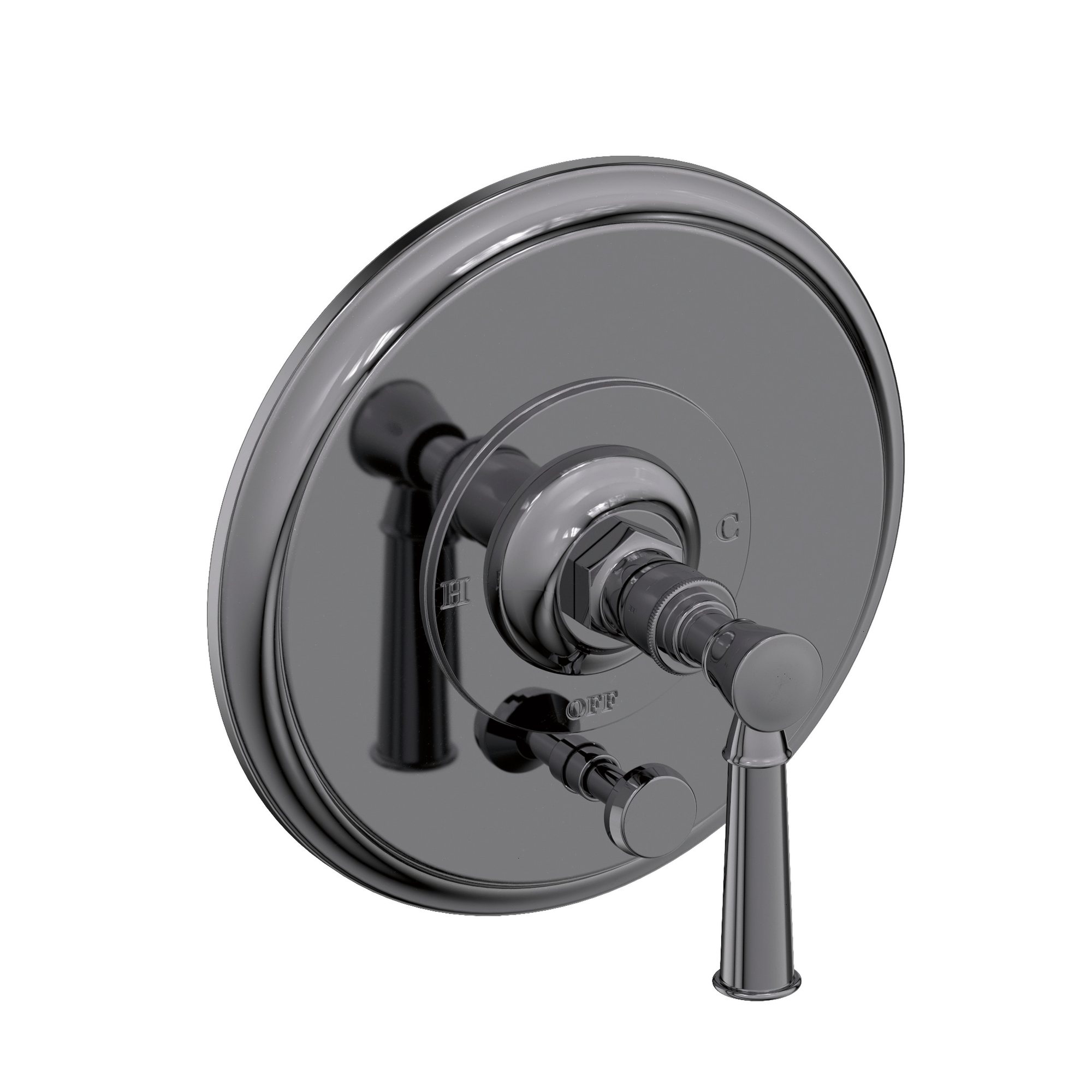 Newport Brass Vander Balanced Pressure Tub & Shower Diverter Plate with Handle