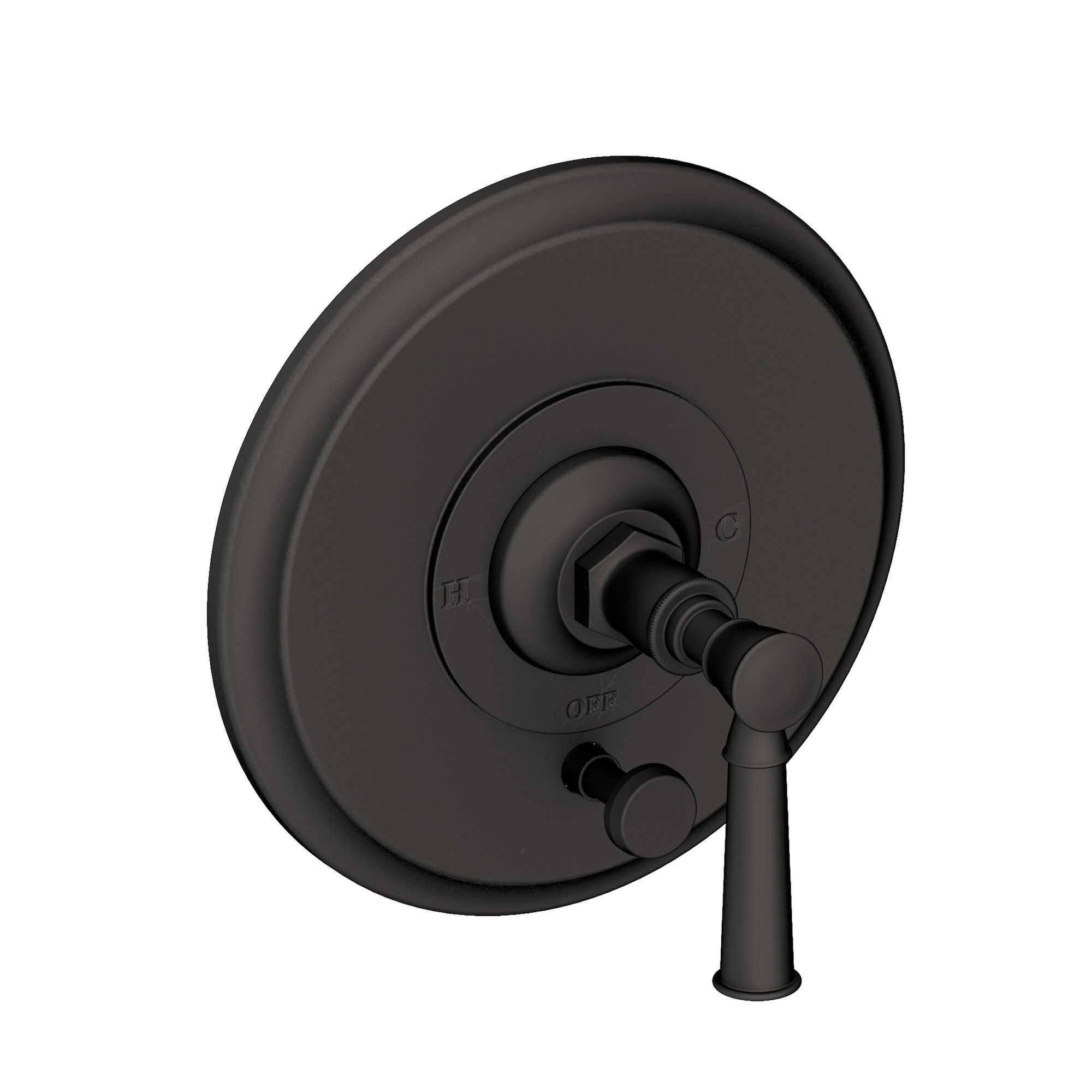 Newport Brass Vander Balanced Pressure Tub & Shower Diverter Plate with Handle
