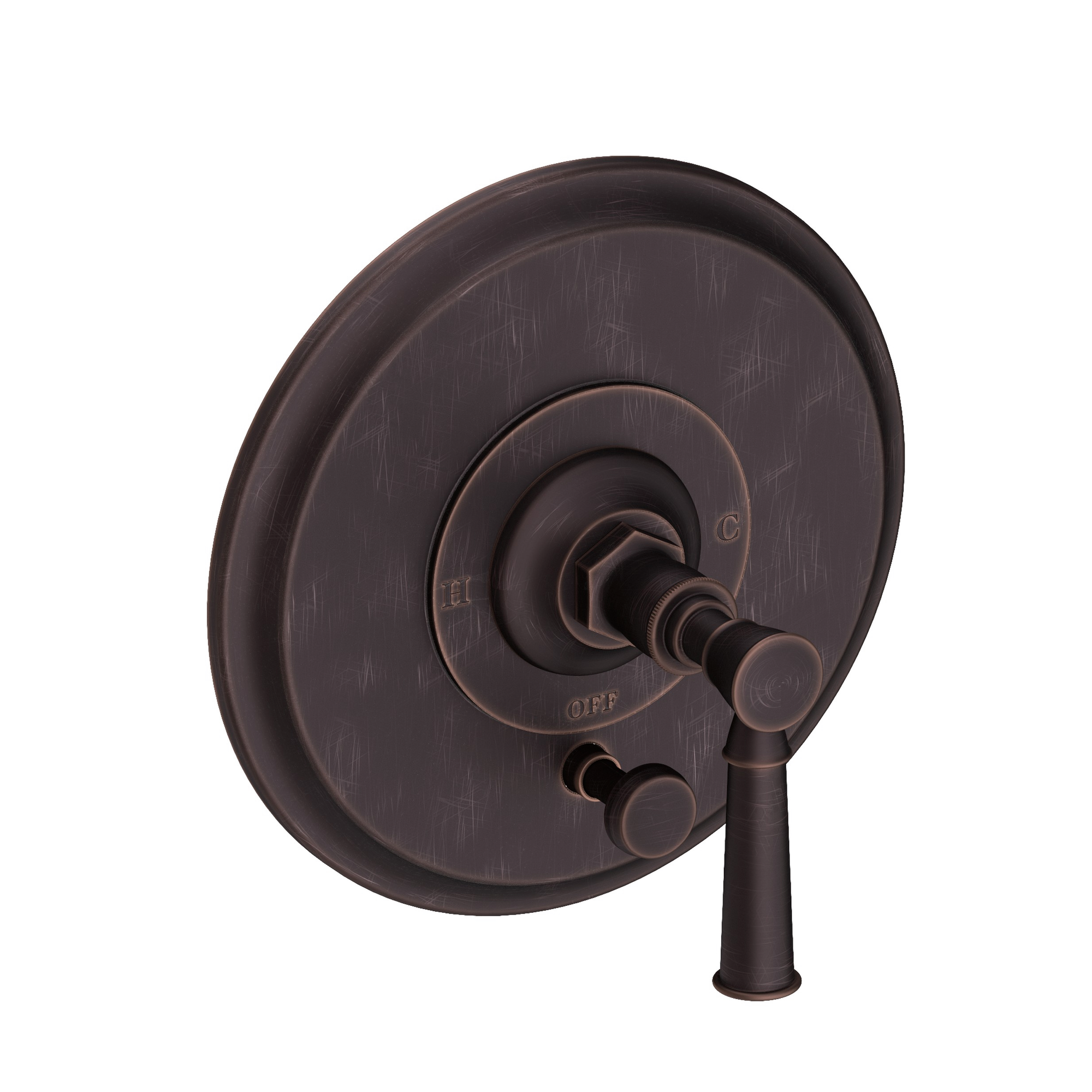 Newport Brass Vander Balanced Pressure Tub & Shower Diverter Plate with Handle
