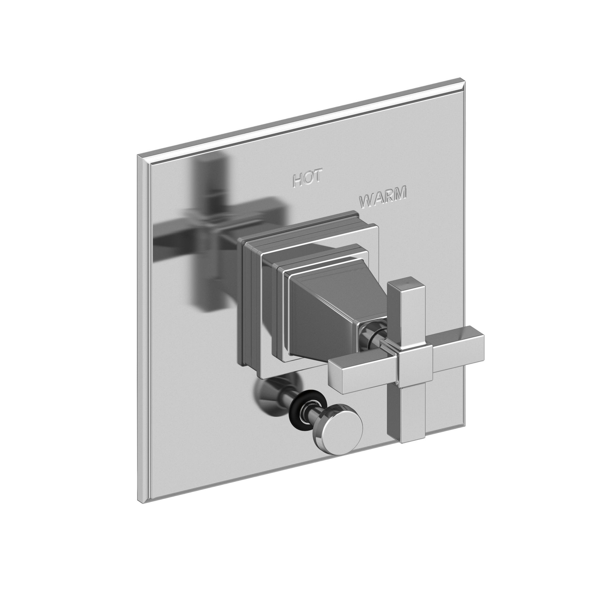 Newport Brass Malvina® Balanced Pressure Tub & Shower Diverter Plate with Handle