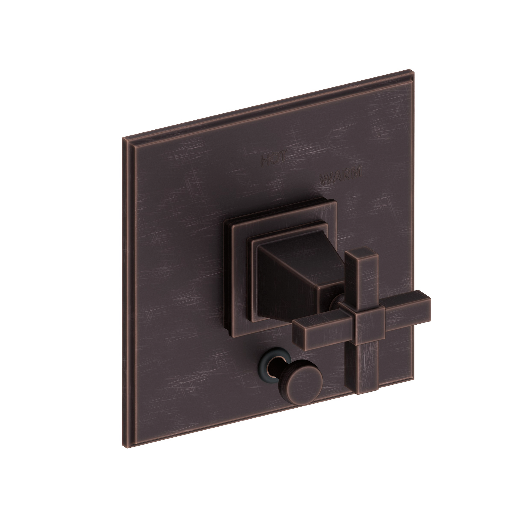Newport Brass Malvina® Balanced Pressure Tub & Shower Diverter Plate with Handle