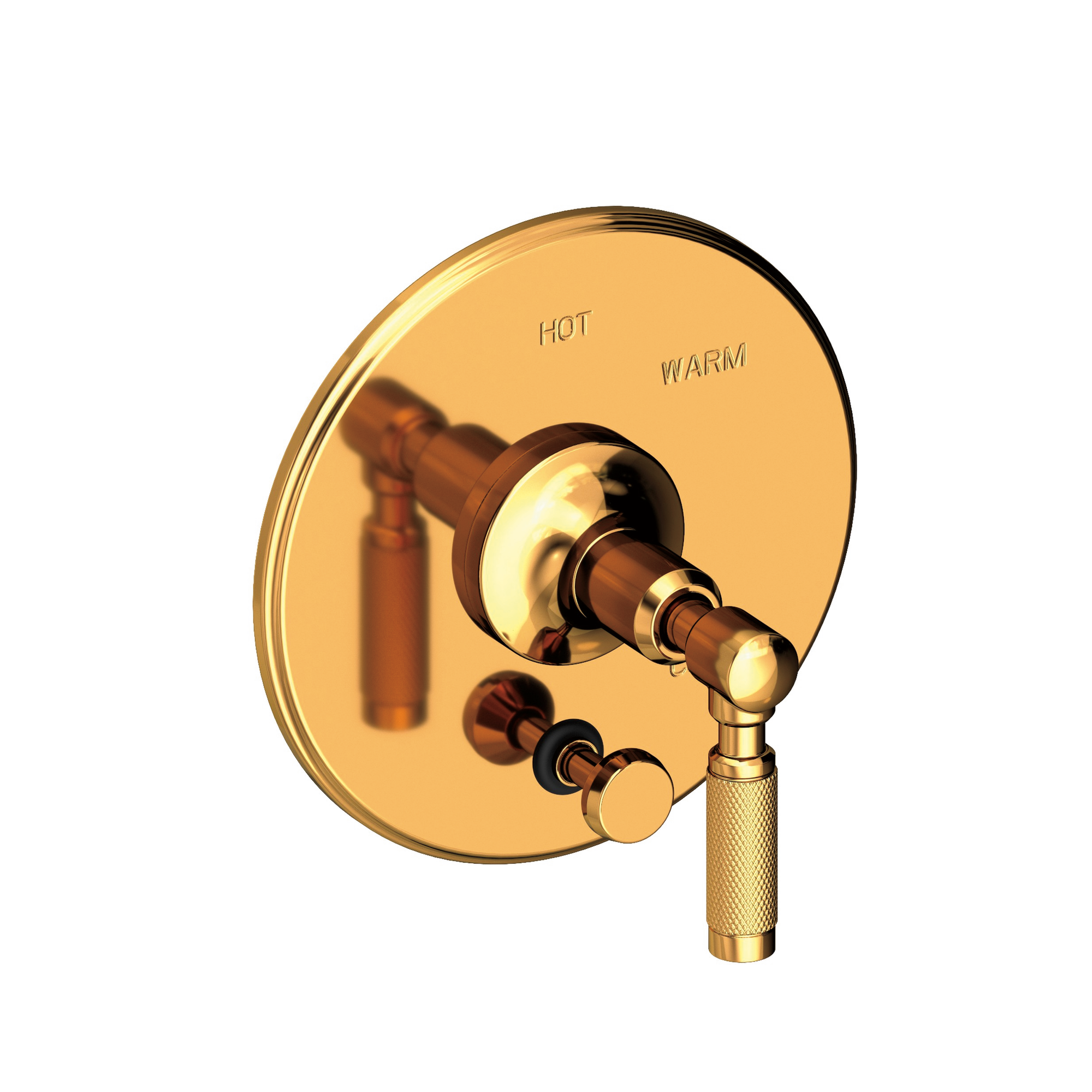 Newport Brass Clemens Balanced Pressure Tub & Shower Diverter Plate with Handle