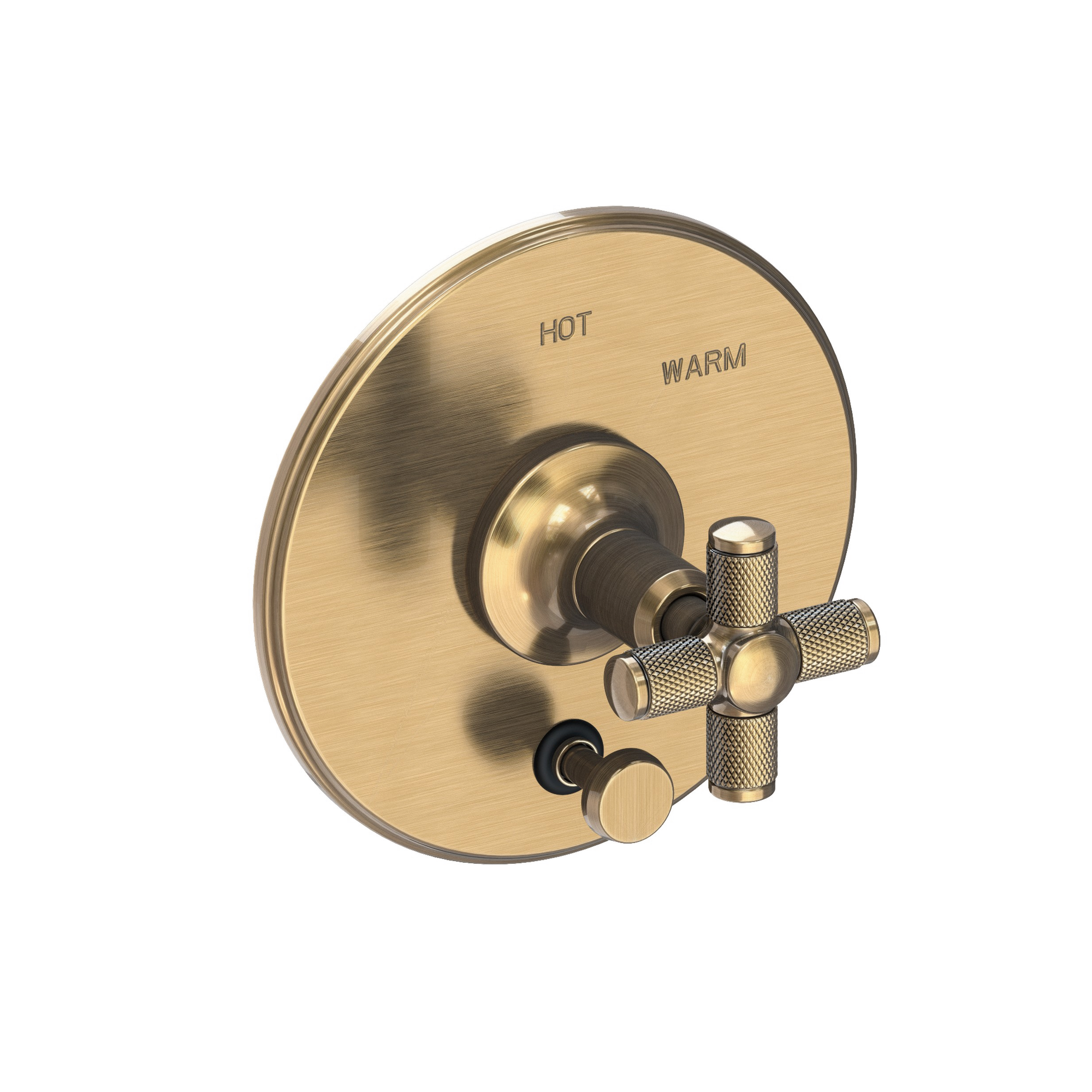 Newport Brass Clemens Balanced Pressure Tub & Shower Diverter Plate with Handle