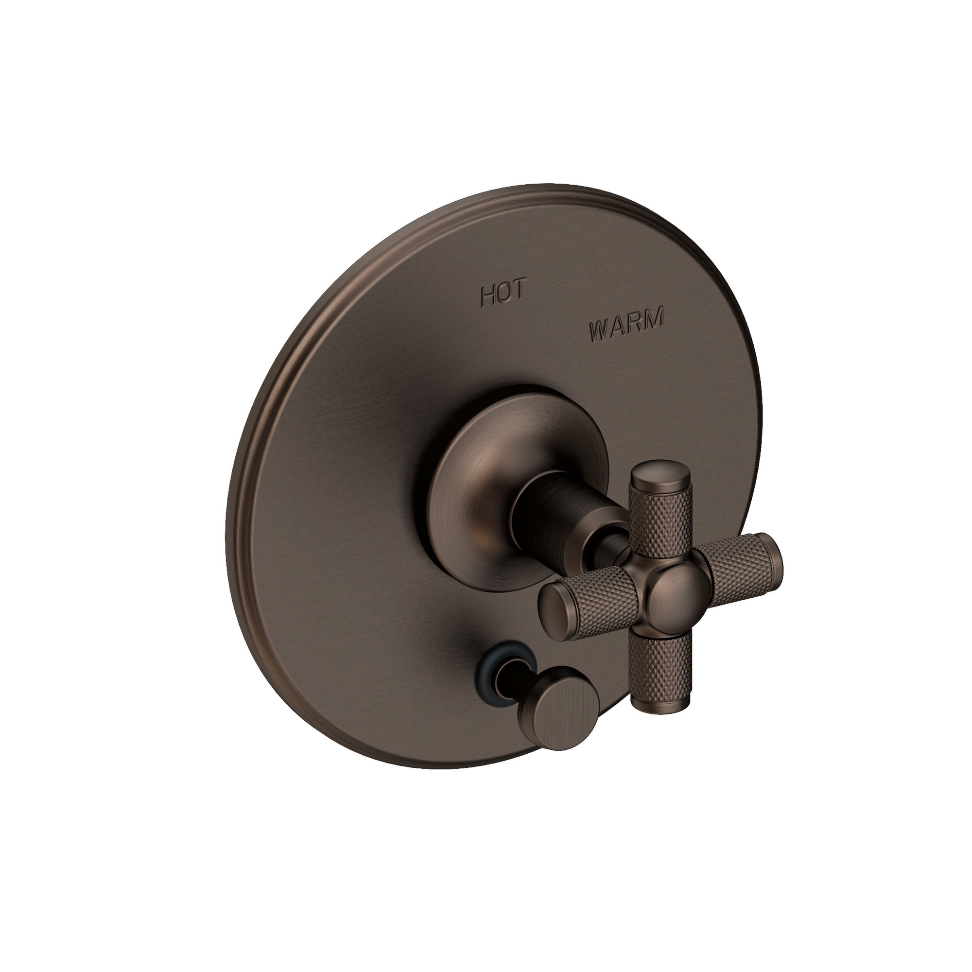 Newport Brass Clemens Balanced Pressure Tub & Shower Diverter Plate with Handle