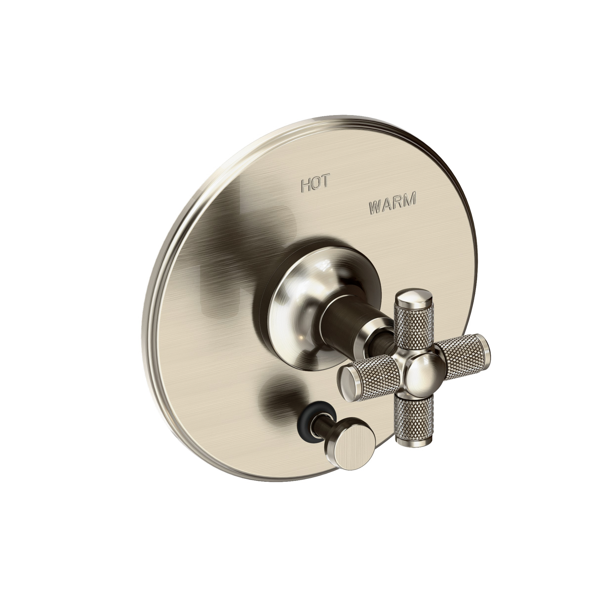 Newport Brass Clemens Balanced Pressure Tub & Shower Diverter Plate with Handle