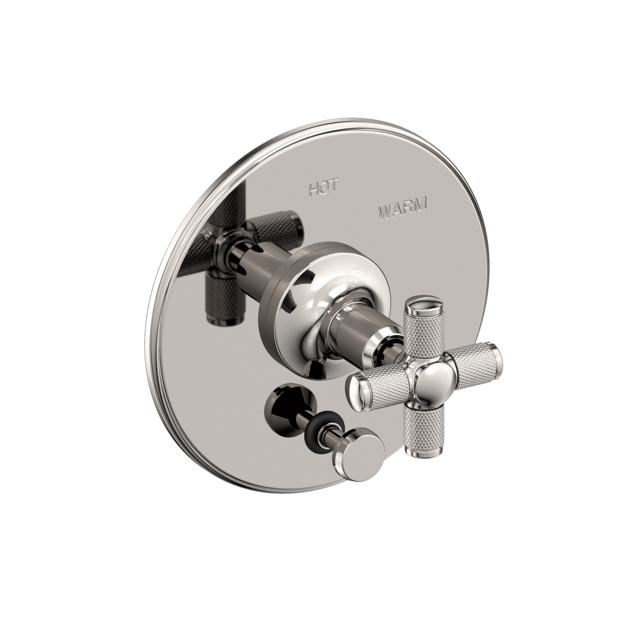 Newport Brass Clemens Balanced Pressure Tub & Shower Diverter Plate with Handle