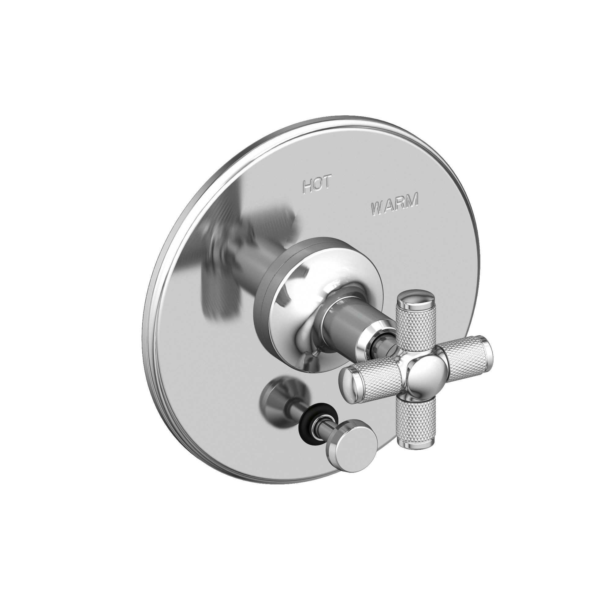 Newport Brass Clemens Balanced Pressure Tub & Shower Diverter Plate with Handle