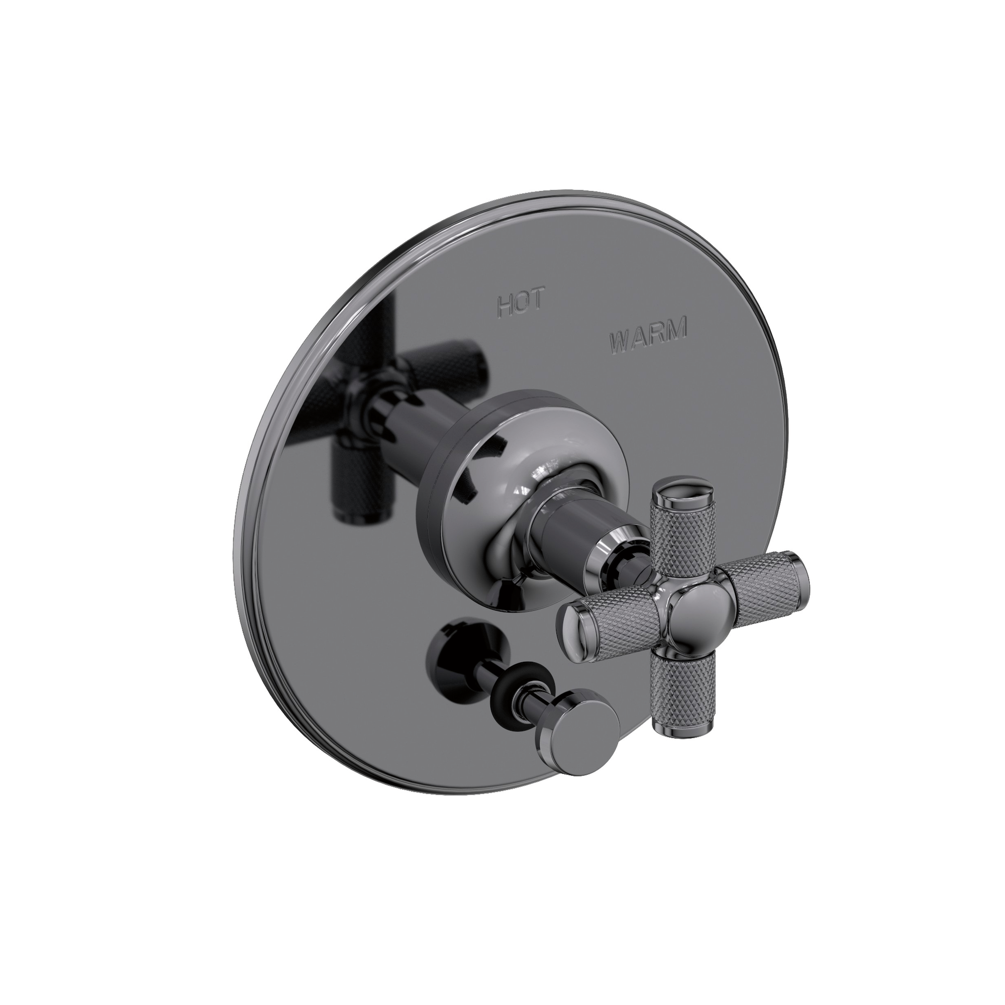 Newport Brass Clemens Balanced Pressure Tub & Shower Diverter Plate with Handle
