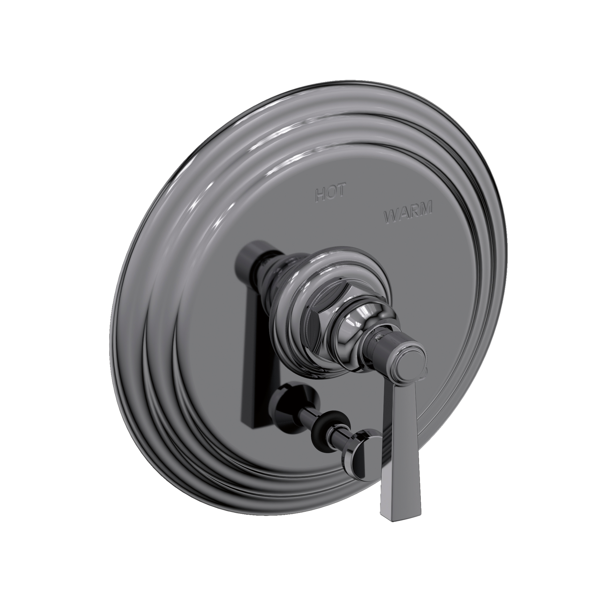 Newport Brass Astor® Balanced Pressure Tub & Shower Diverter Plate with Handle