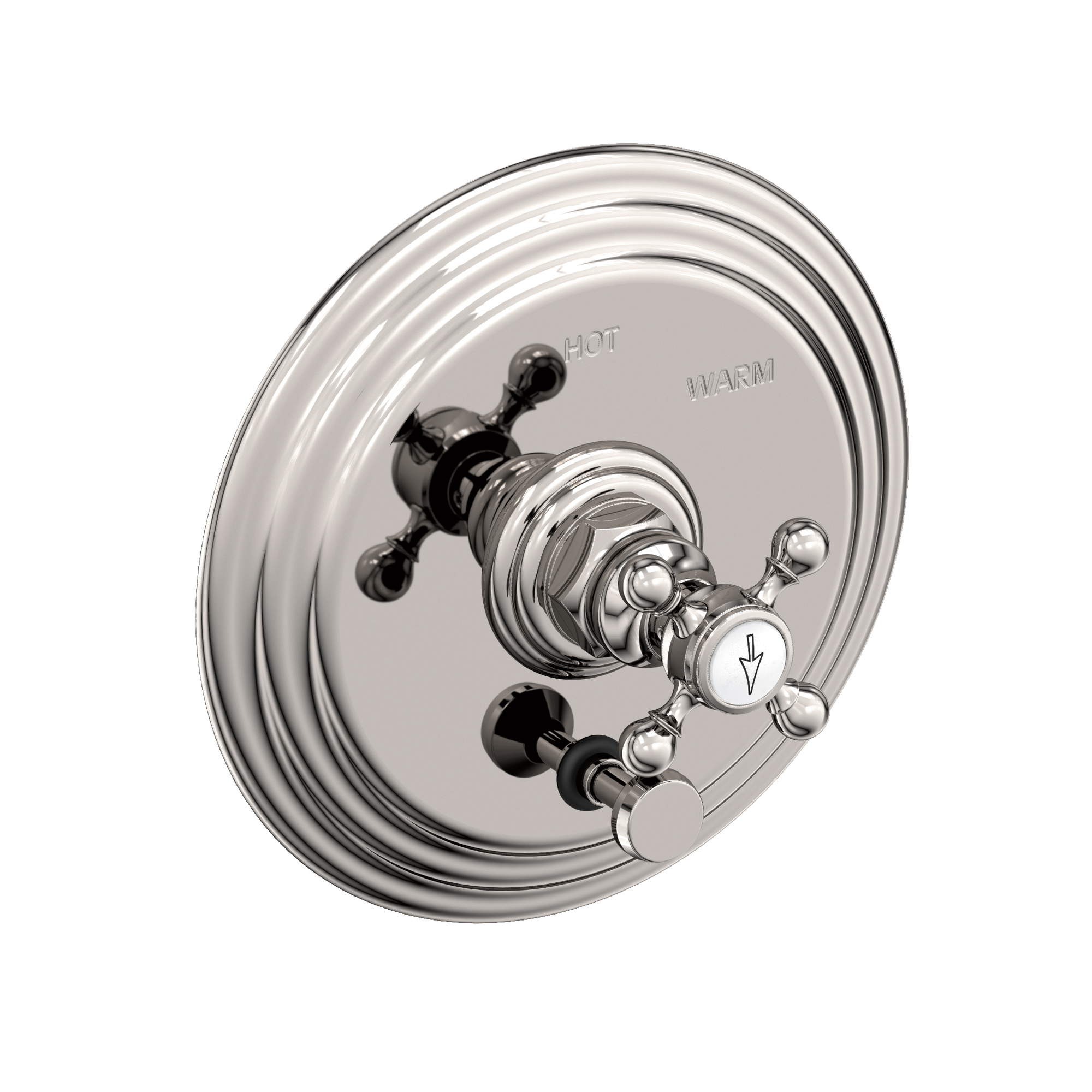 Newport Brass Astor® Balanced Pressure Tub & Shower Diverter Plate with Handle
