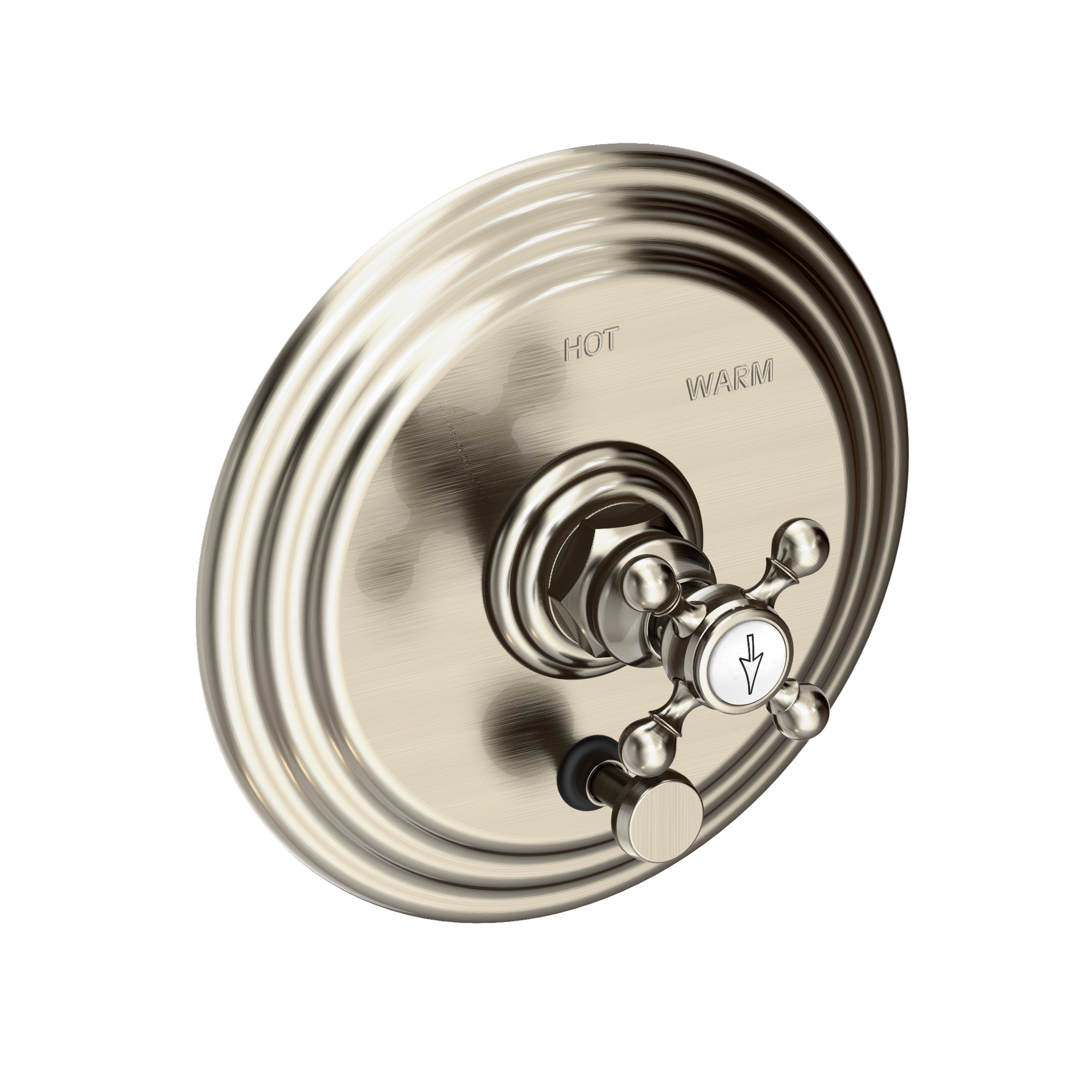 Newport Brass Astor® Balanced Pressure Tub & Shower Diverter Plate with Handle