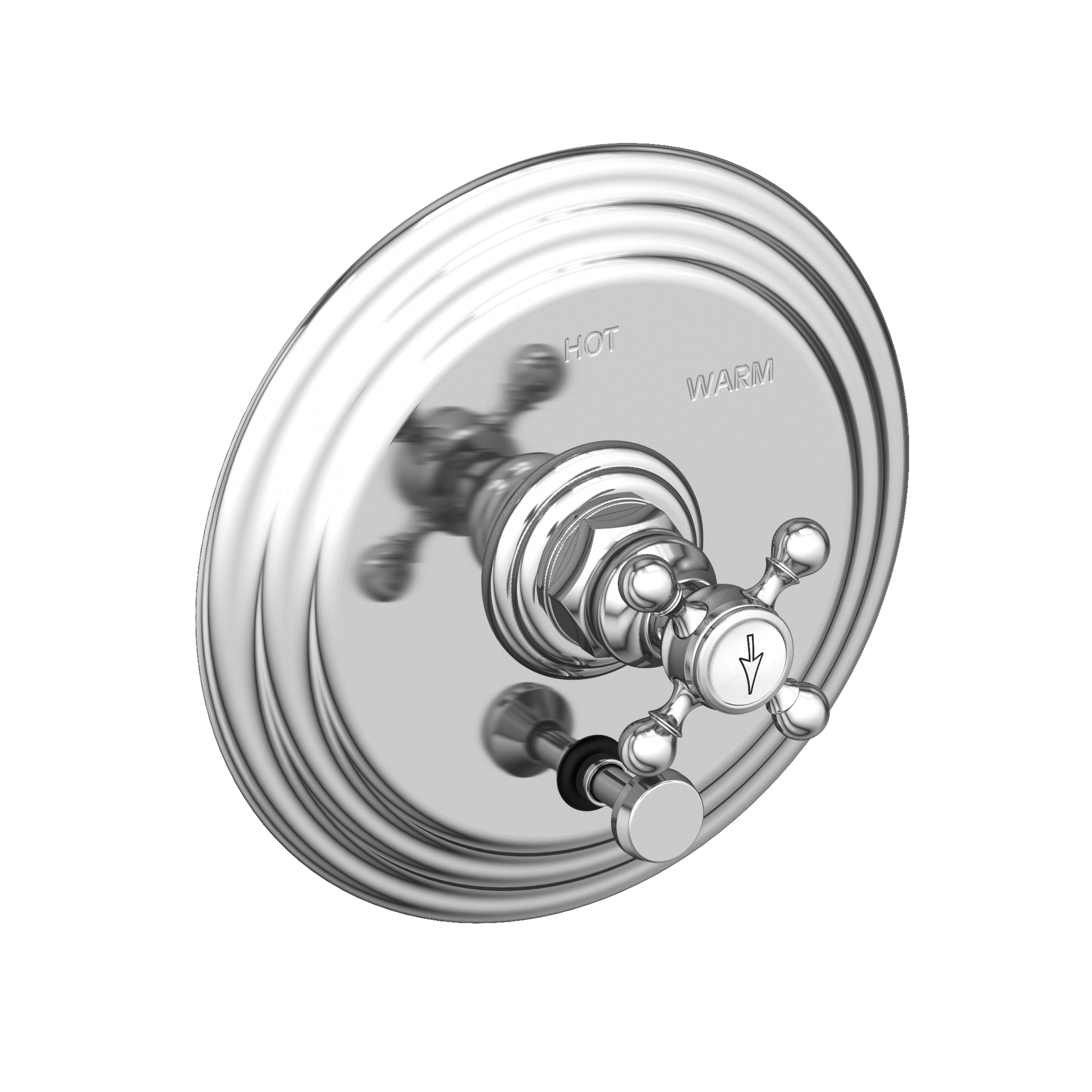 Newport Brass Astor® Balanced Pressure Tub & Shower Diverter Plate with Handle