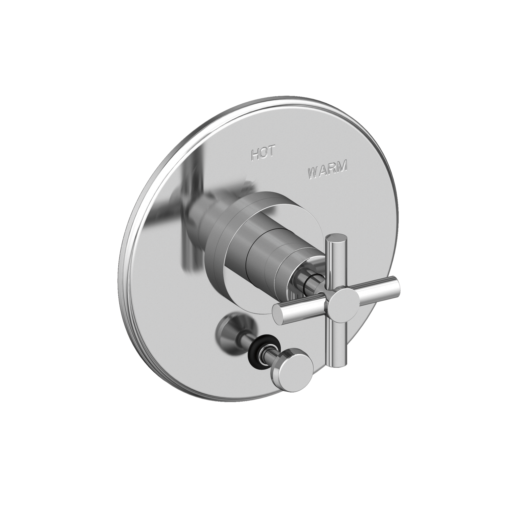 Newport Brass East Linear® Balanced Pressure Tub & Shower Diverter Plate with Handle