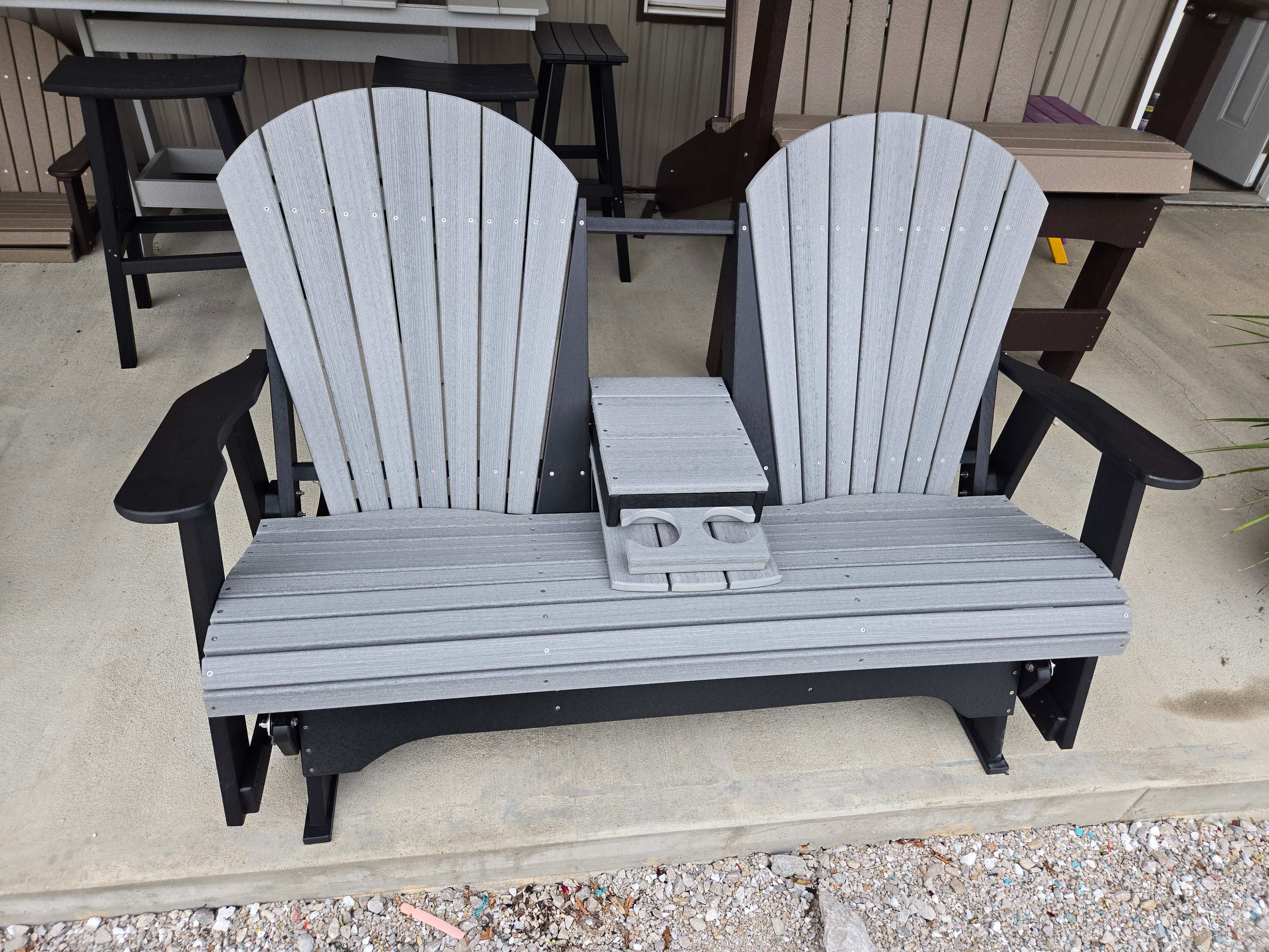 6' Adirondack Style Bench Glider