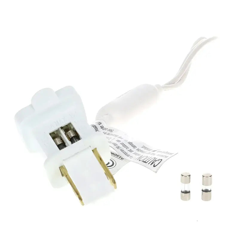50 5mm Cool White SuperSpark LED Strobe Lights, 6" Spacing, White Wire