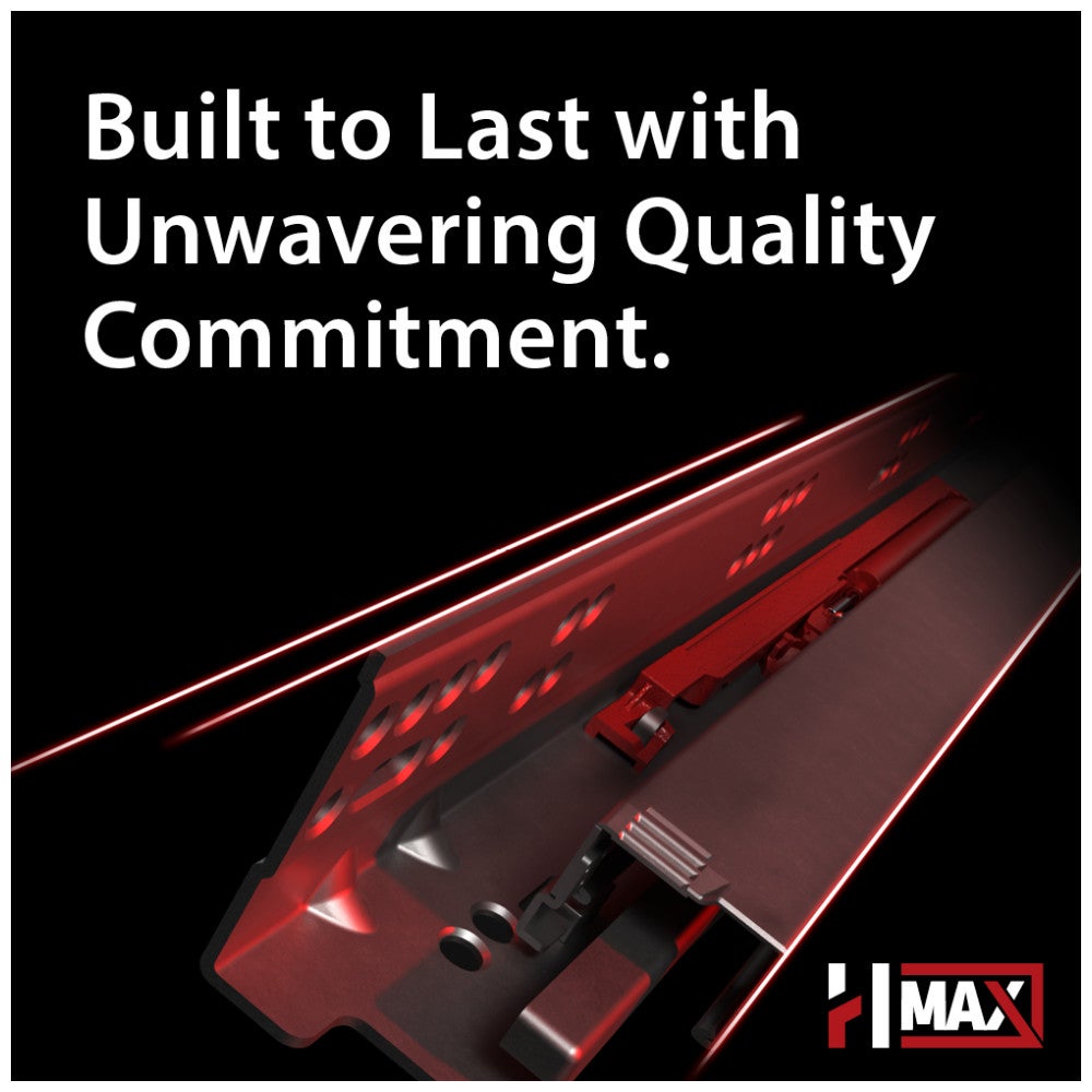 HR MAX™ 110° Full Overlay Cam Adjustable Standard Duty Free-Swinging Hinge with Press-in 8 mm Dowels
